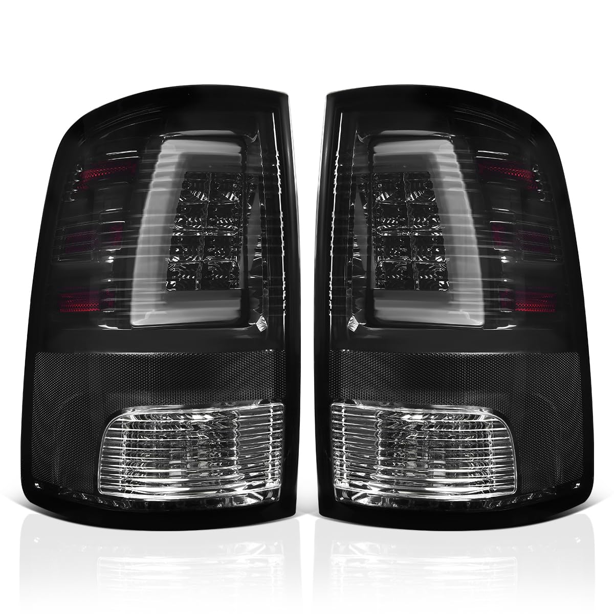 AUTOSAVER88 LED Tail Lights for 2009-2018 Ram 1500, 2010-2018 Dodge Ram 2500/3500, 2019-2022 Ram 1500 Classic - Pair (Driver & Passenger Side) - Durable, Bright, Easy Installation for Enhanced Nighttime Safety & Style