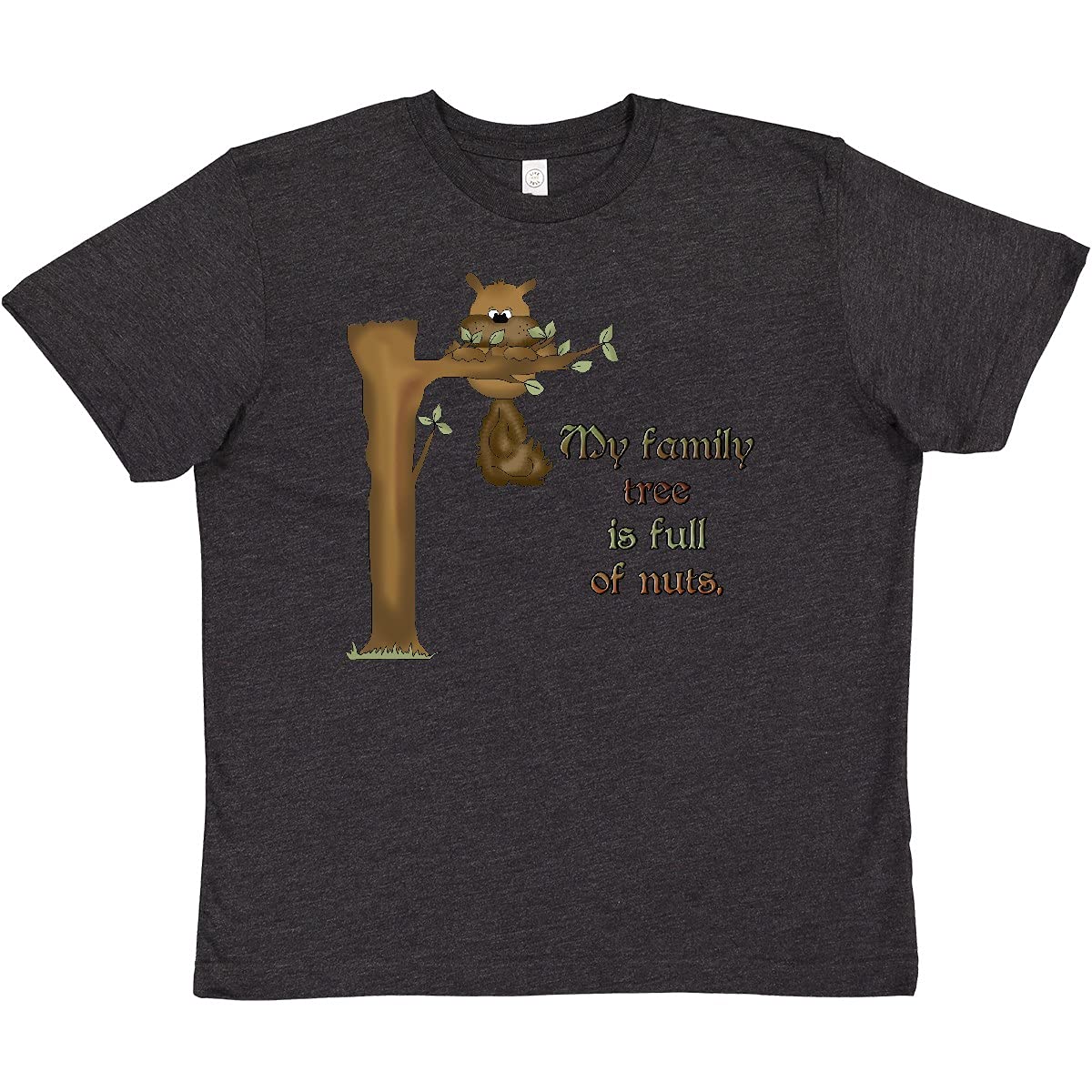 My Family Tree is Full of Nuts Youth T-Shirt | Funny Family Graphic Tee for Kids | Perfect for Family Reunions & Holiday Gatherings