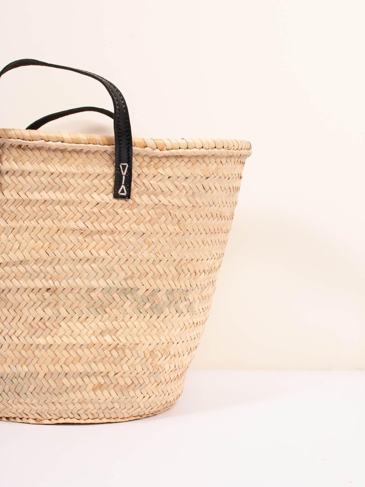 Parisienne Basket Bag - Stylish Black Woven Handbag for Women | Perfect for Beach, Picnic, Shopping & Summer Outfits