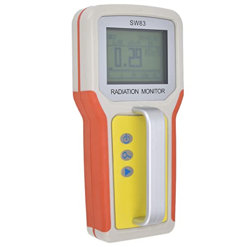 High Efficiency Nuclear Radiation Detector - X & Gamma Rays Tester with Low Power Consumption for Laboratory Use | Portable Radiation Monitor for Home, Workplace & Emergency Preparedness