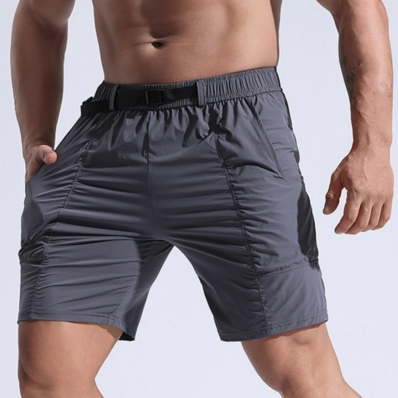 Men's Quick Dry Athletic Shorts - Gym Workout Running Shorts for Men & Boys - Breathable Comfort Fit for Summer, Beach & Casual Wear