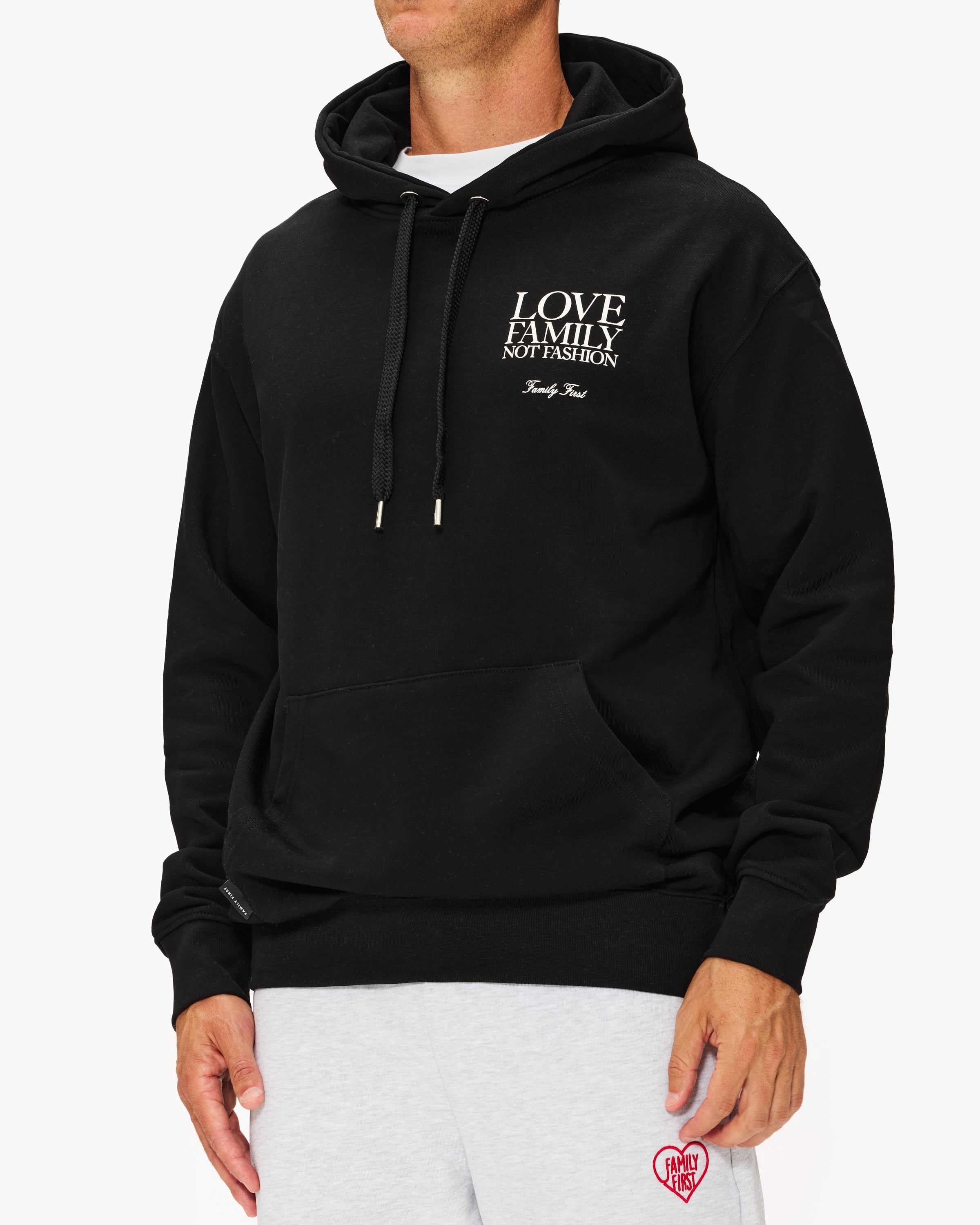 Family First Hoodie LFNF - Cozy Pullover Sweatshirt for Men & Women - Perfect for Casual Wear, Outfits & Family Gatherings