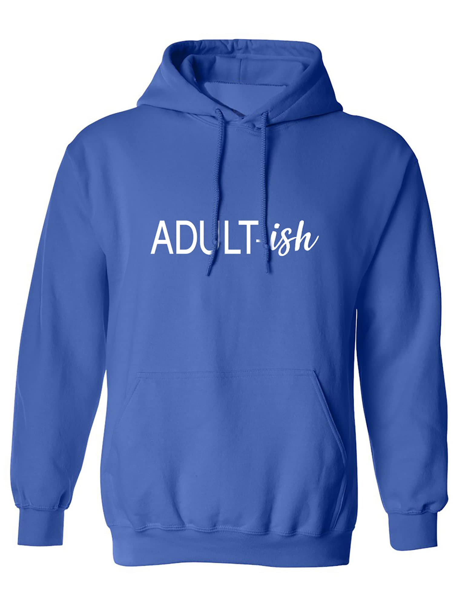Zerogravitee ADULT-ish Funny Hooded Sweatshirt for Men & Women | Comfortable Pullover Hoodie for Casual Wear, Lounge & Gifts
