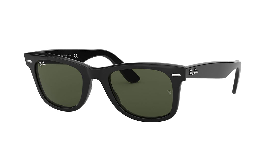RayBan 2140 Wayfarer Sunglasses - Classic Black Frame with UV Protection - Perfect for Driving, Beach & Outdoor Activities