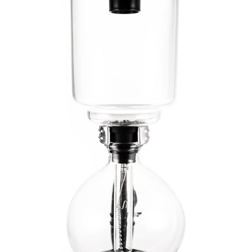 Yama Siphon 5 Cup Glass Tabletop Coffee Maker - Premium Vacuum Brewing System for Home & Office Use - Perfect for Pour Over Coffee Lovers & Specialty Coffee Enthusiasts
