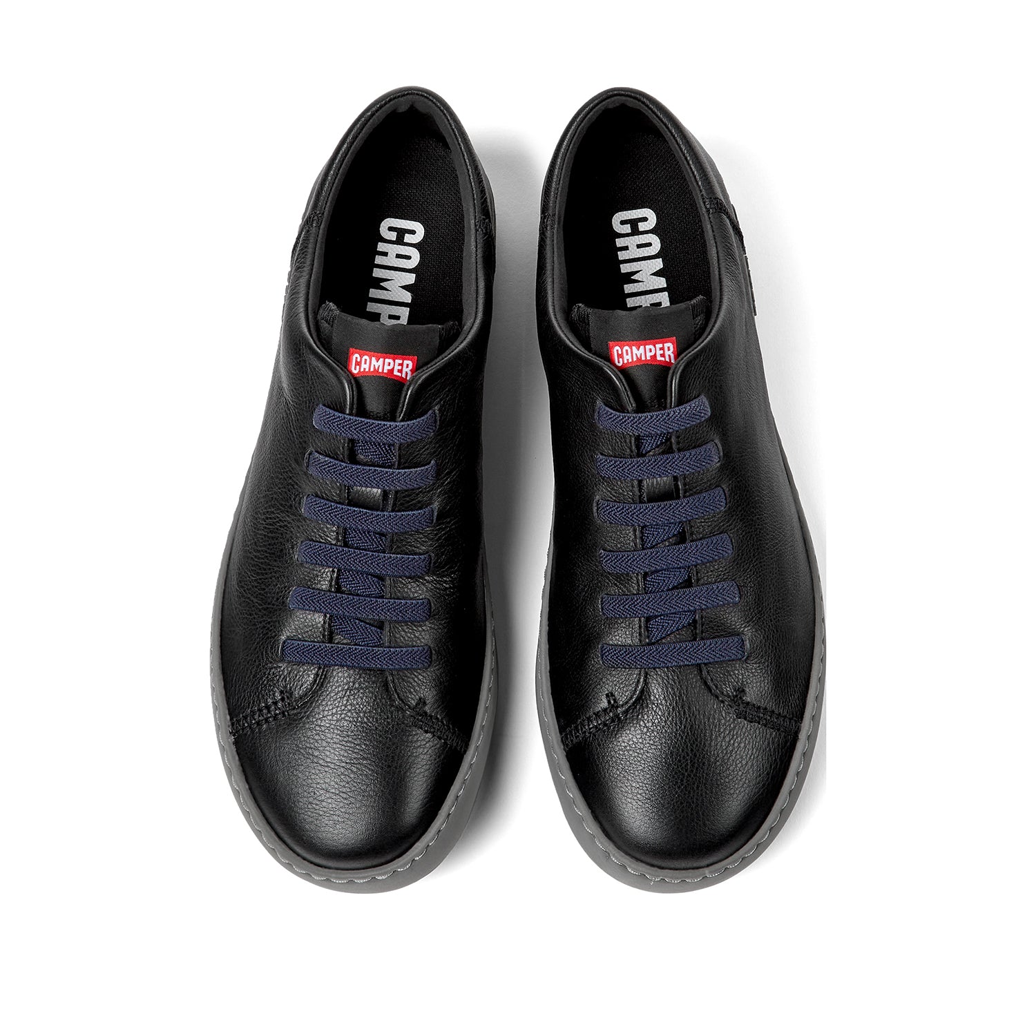 Camper Men's Peu Touring Sneakers - Black Casual Walking Shoes for Men | Comfortable & Stylish for Travel, Work & Everyday Wear