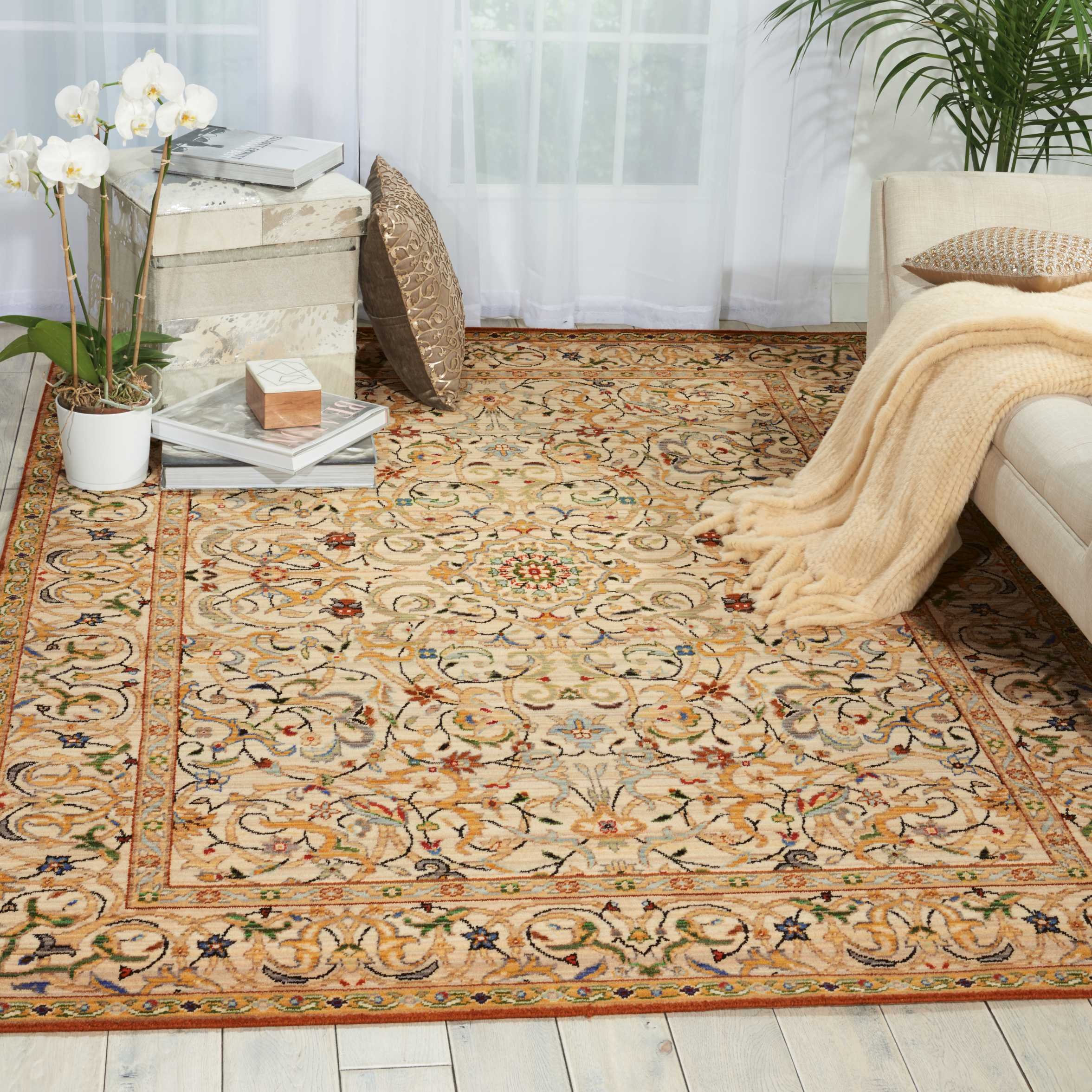 Nourison Timeless Traditional Copper 5'6