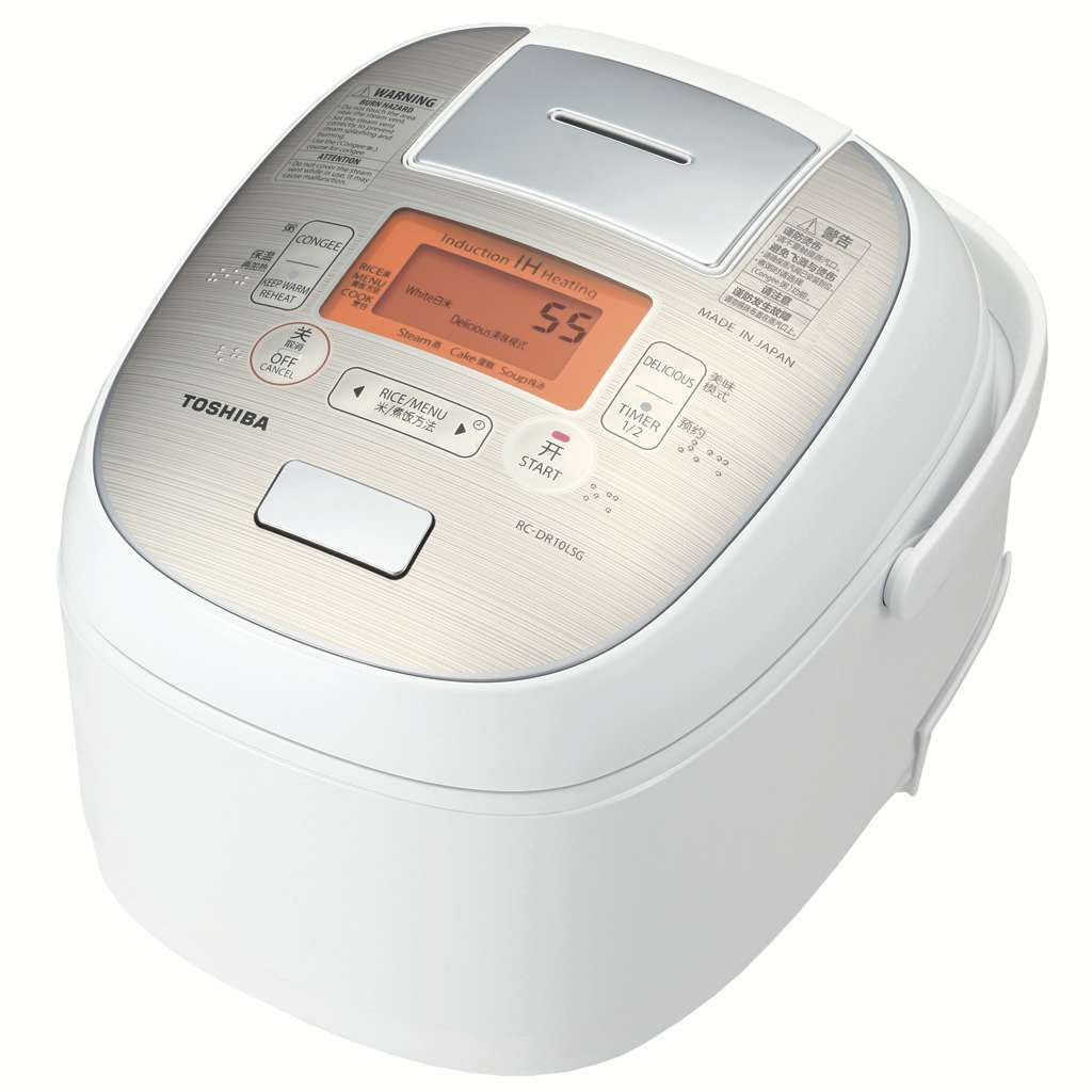 RC DR18LSG 1.8L Induction Heating Rice Cooker - Perfect for Home Kitchen, Dorm Room & Small Family Meals
