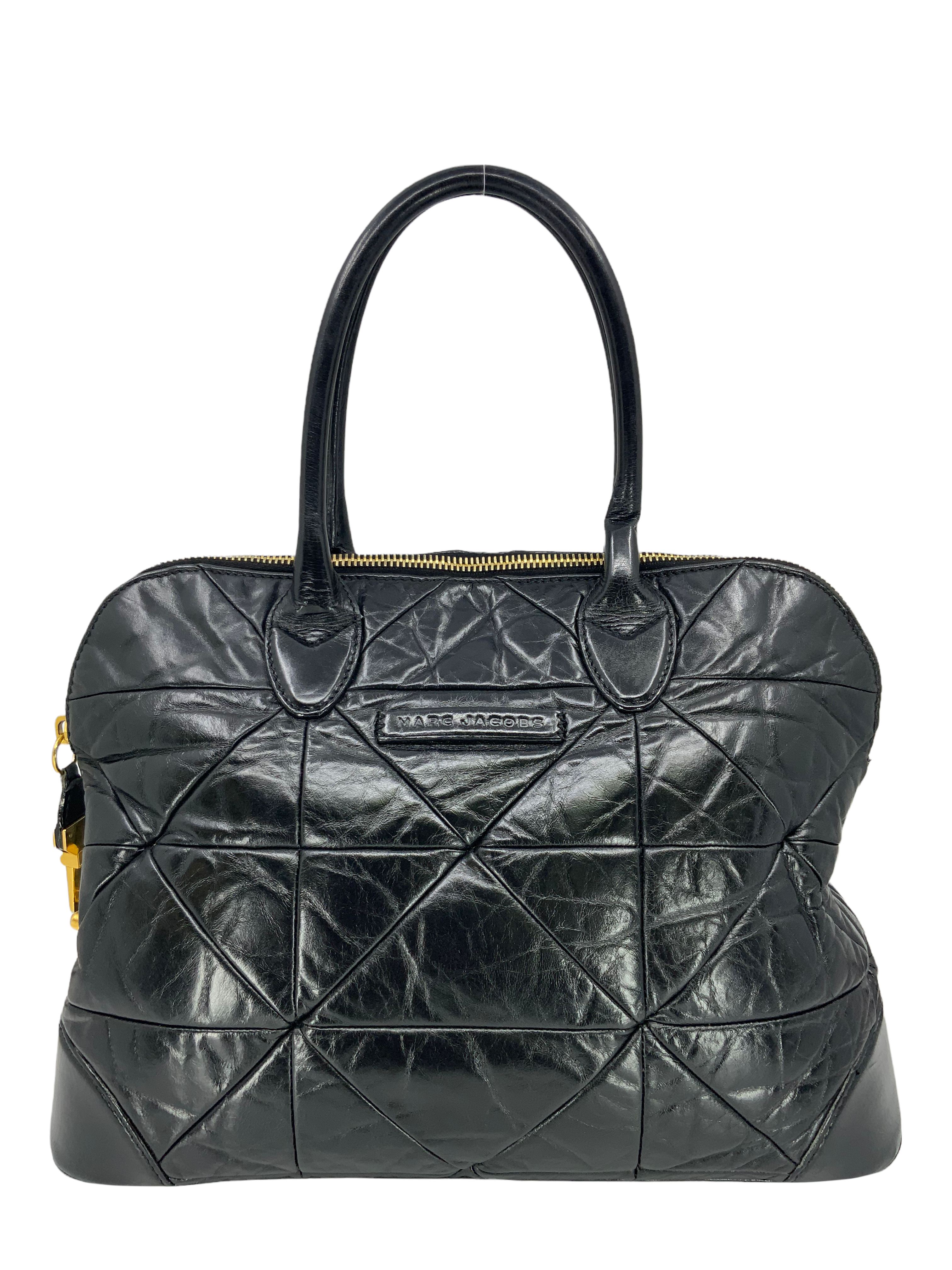 Marc Jacobs Quilted Leather Large Tote Bag for Women - Stylish Designer Handbag with Spacious Interior - Perfect for Work, Travel & Everyday Use