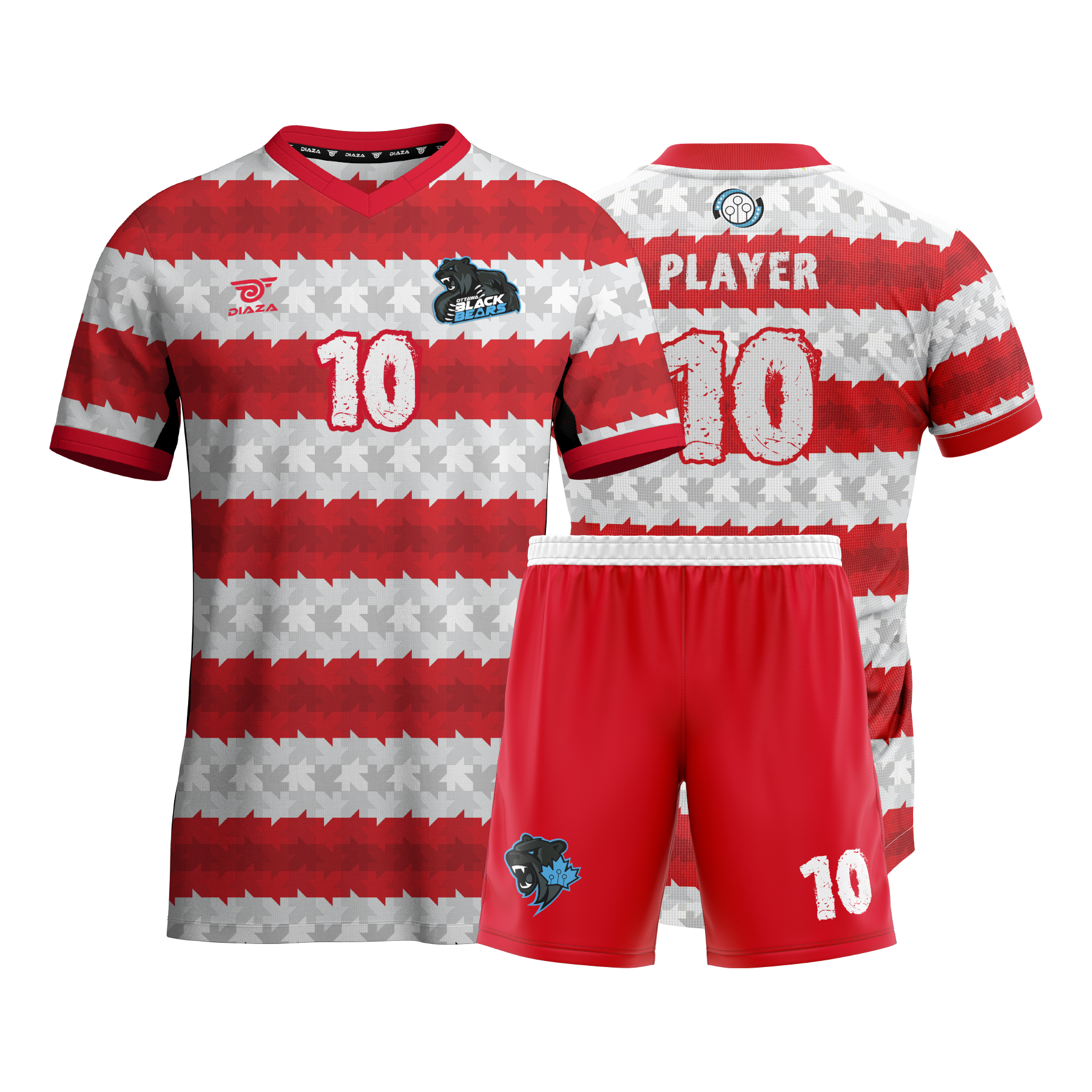 Ottawa Black Bears Away Jersey Kit - Official NHL Hockey Jersey for Fans & Players - Perfect for Games, Parties & Sports Events