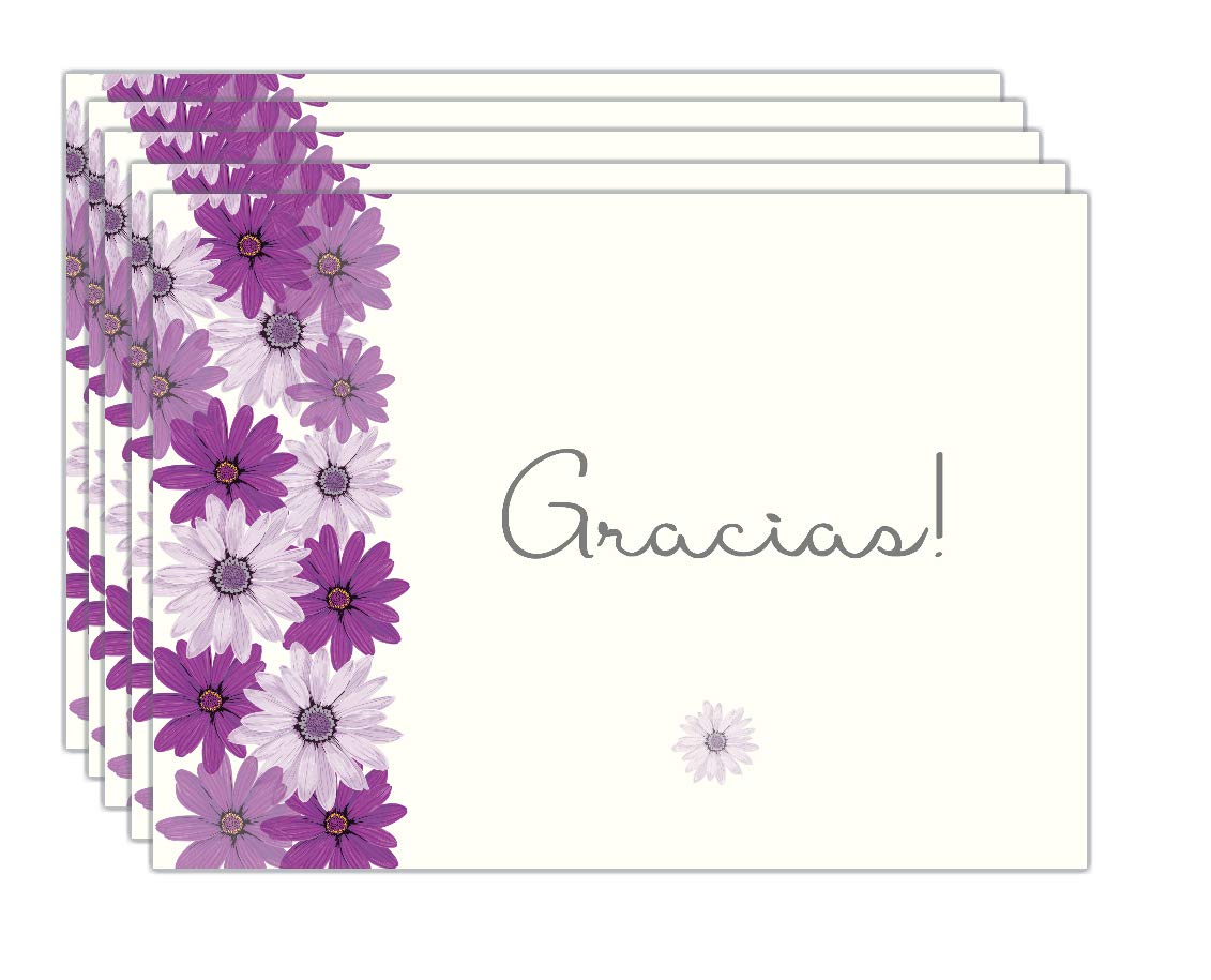 20 Spanish Thank You Cards - Gracias Cards with Envelopes for Wedding, Baby Shower, Anniversary, Bridal Shower | Floral Design Español Thank You Notes - Perfect for Expressing Gratitude in Special Occasions