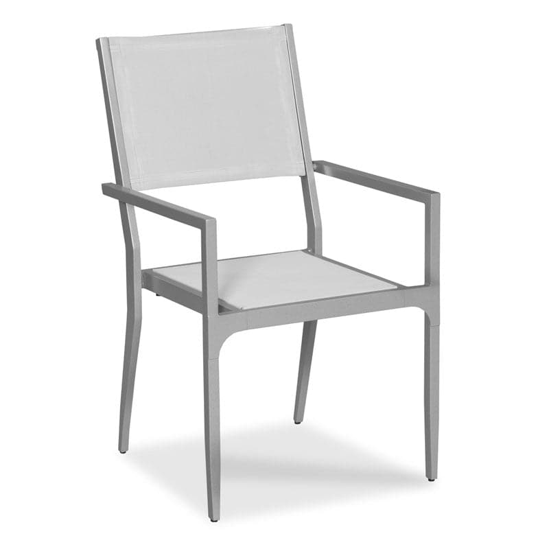 Amalfi Stackable Arm Chair - Modern Indoor/Outdoor Dining & Patio Seating - Perfect for Restaurants, Cafes, and Home Decor