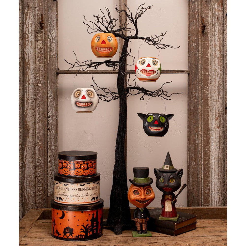 Bethany Lowe Designs Catrina Whisker Witch Halloween Decor - Spooky Home Decor for Halloween Party & Gothic Themed Rooms