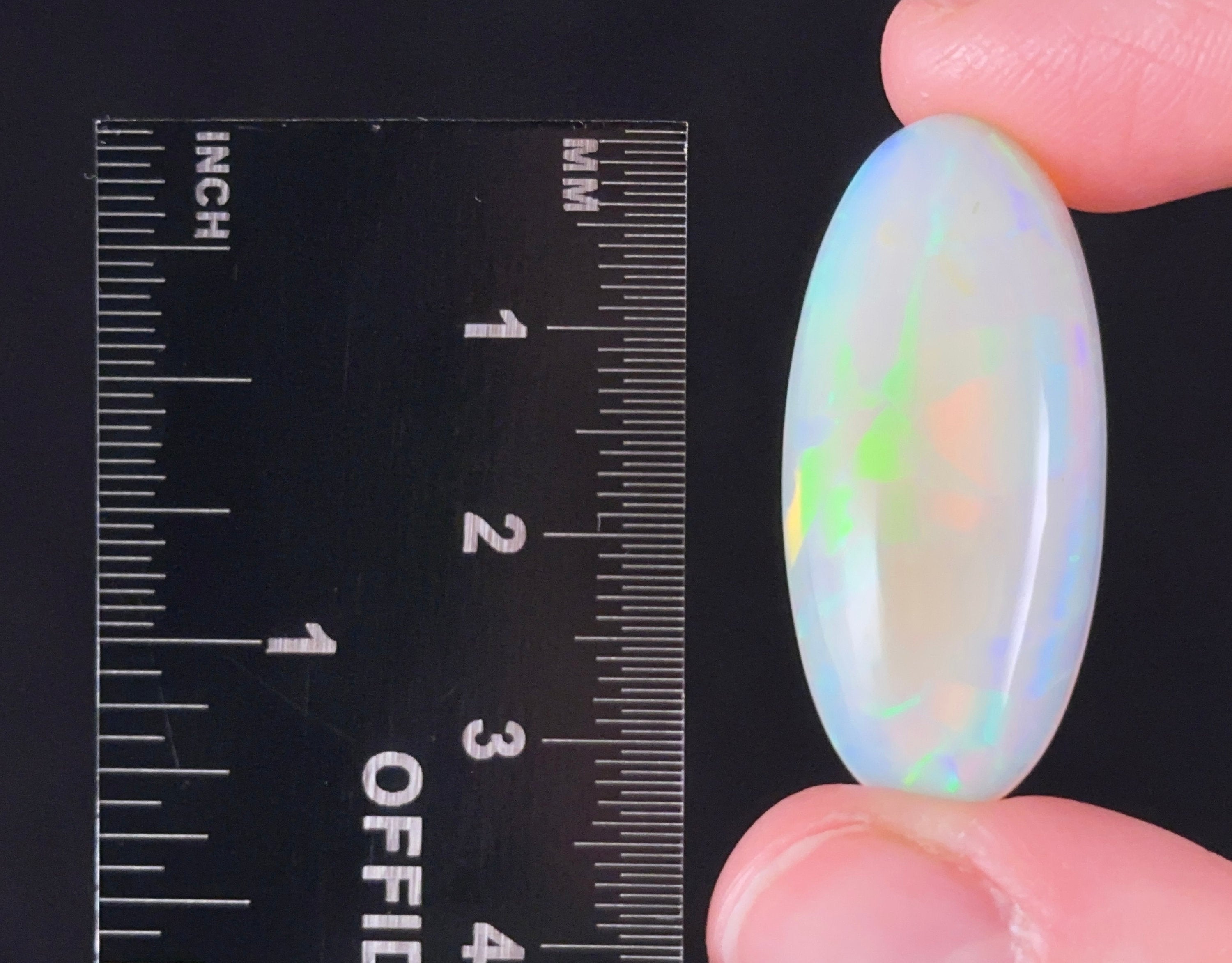 Natural Welo Opal Oval Cabochon for Jewelry Making – Gemstone for Rings, Pendants & DIY Crafts (54319) – Perfect for Handmade Jewelry & Gift Ideas