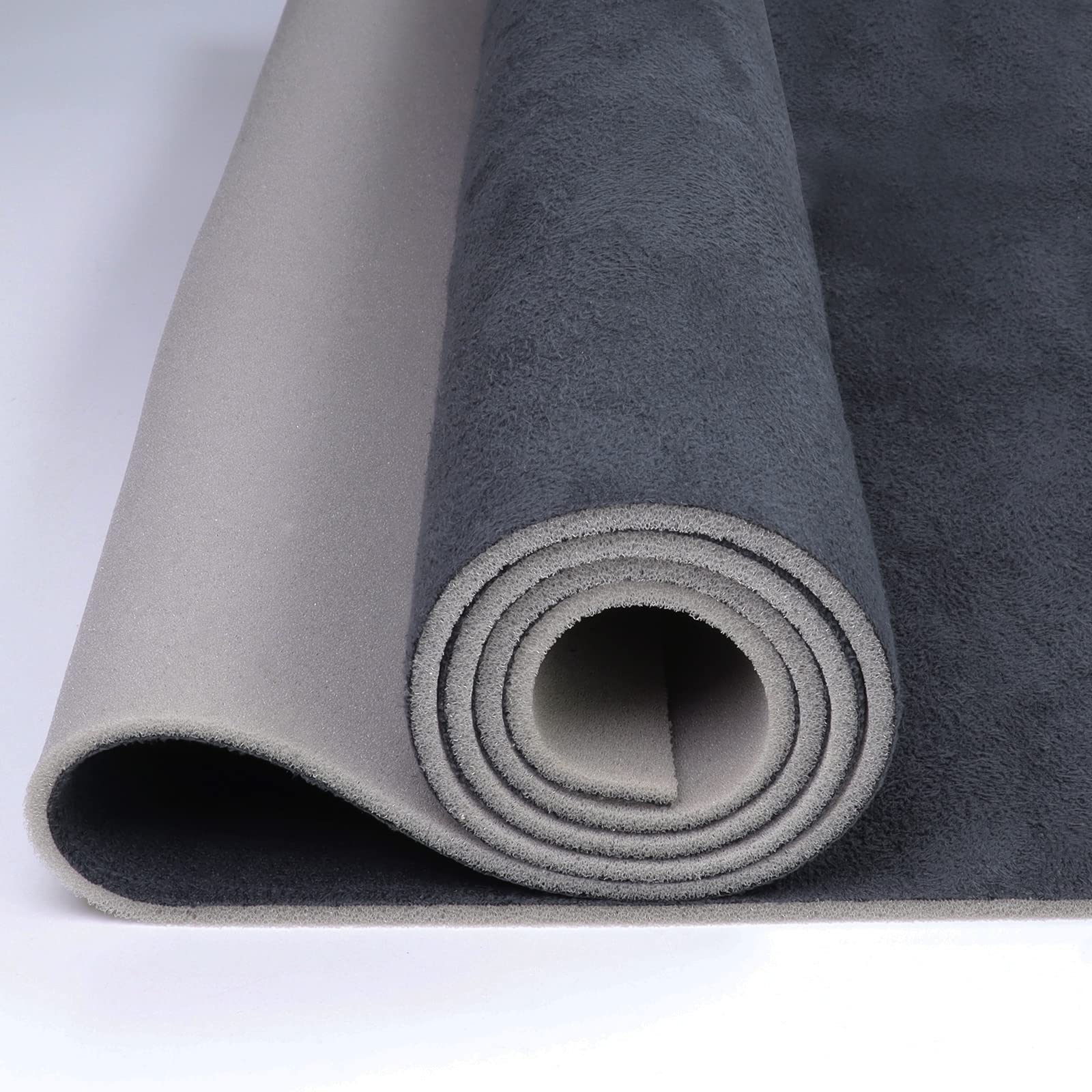 Premium Charcoal Suede Headliner Fabric 144