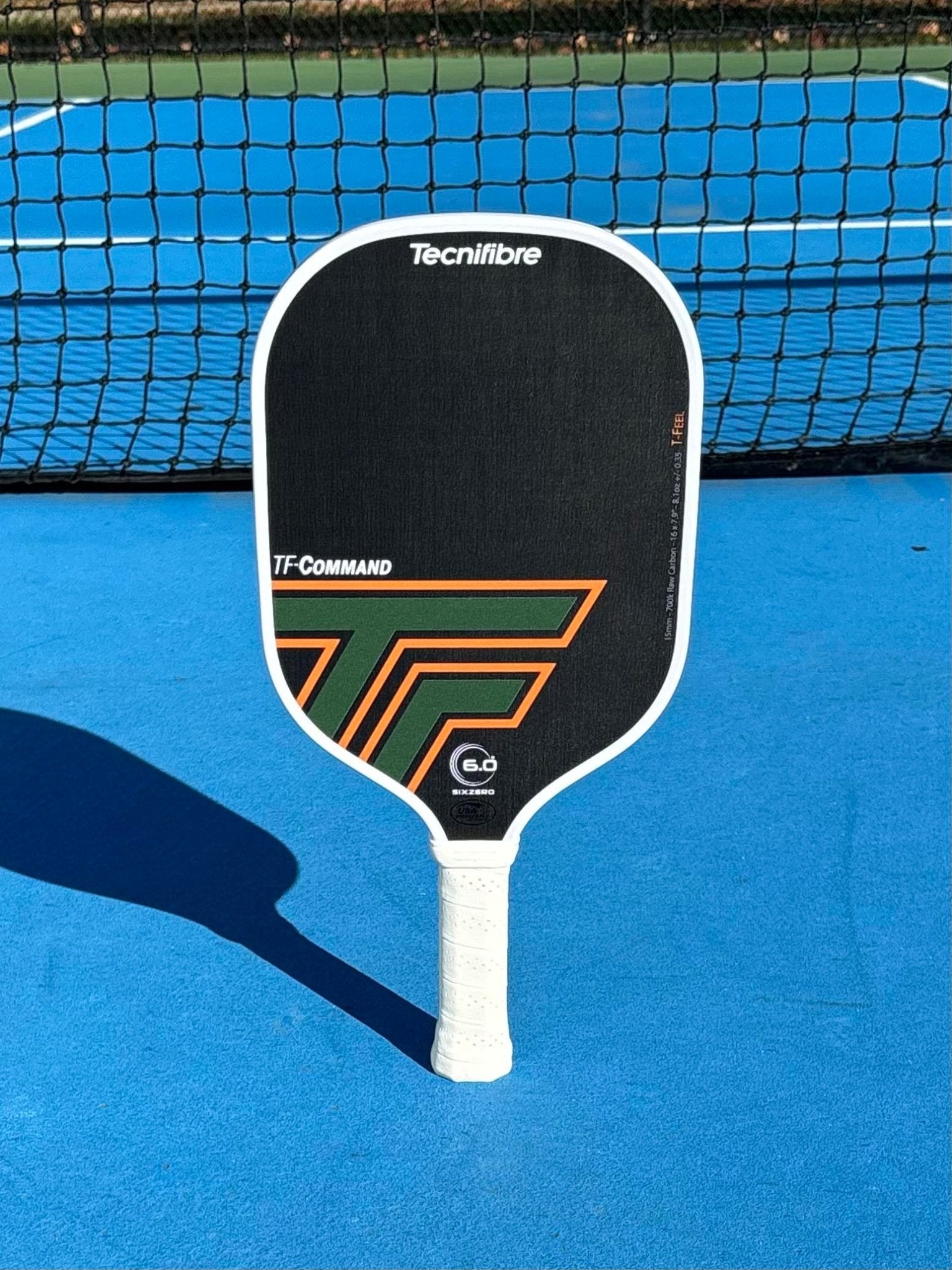 Tecnifibre TF Command Pickleball Paddle - Carbon Fiber Face & Comfort Grip - Perfect for Indoor/Outdoor Games & Tournaments