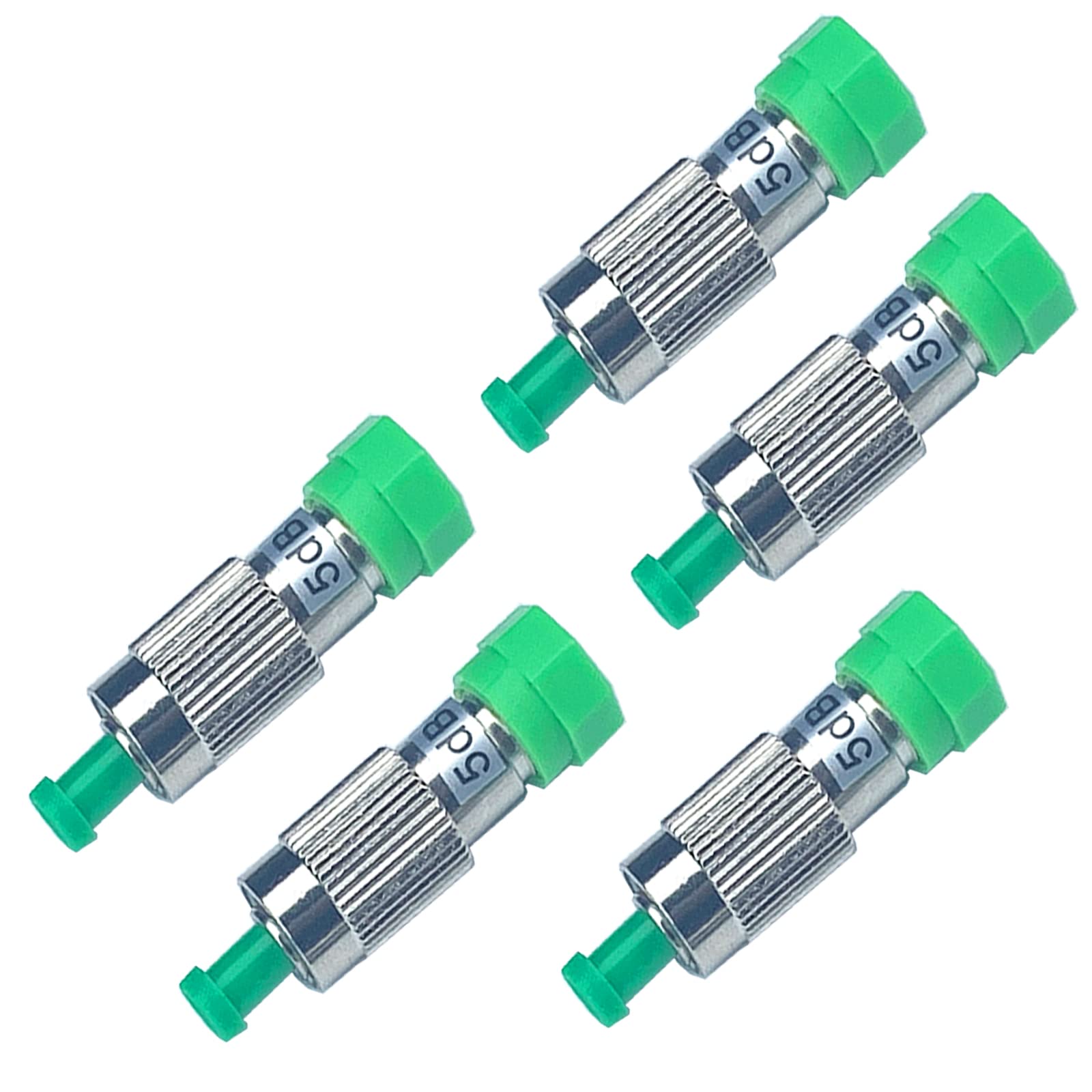 5dB FC-APC Fiber Attenuator 5Pcs - Signal Converter for Telecom Networks