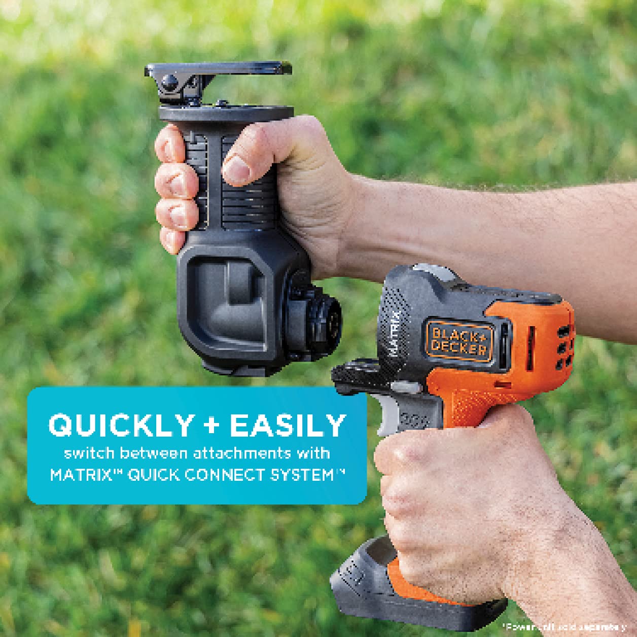 BLACK+DECKER Matrix Router Attachment & Reciprocating Saw Accessory Kit for Cordless Drills (BDCMTR & BDCMTRS) - Perfect for Woodworking, DIY Projects, and Home Renovations