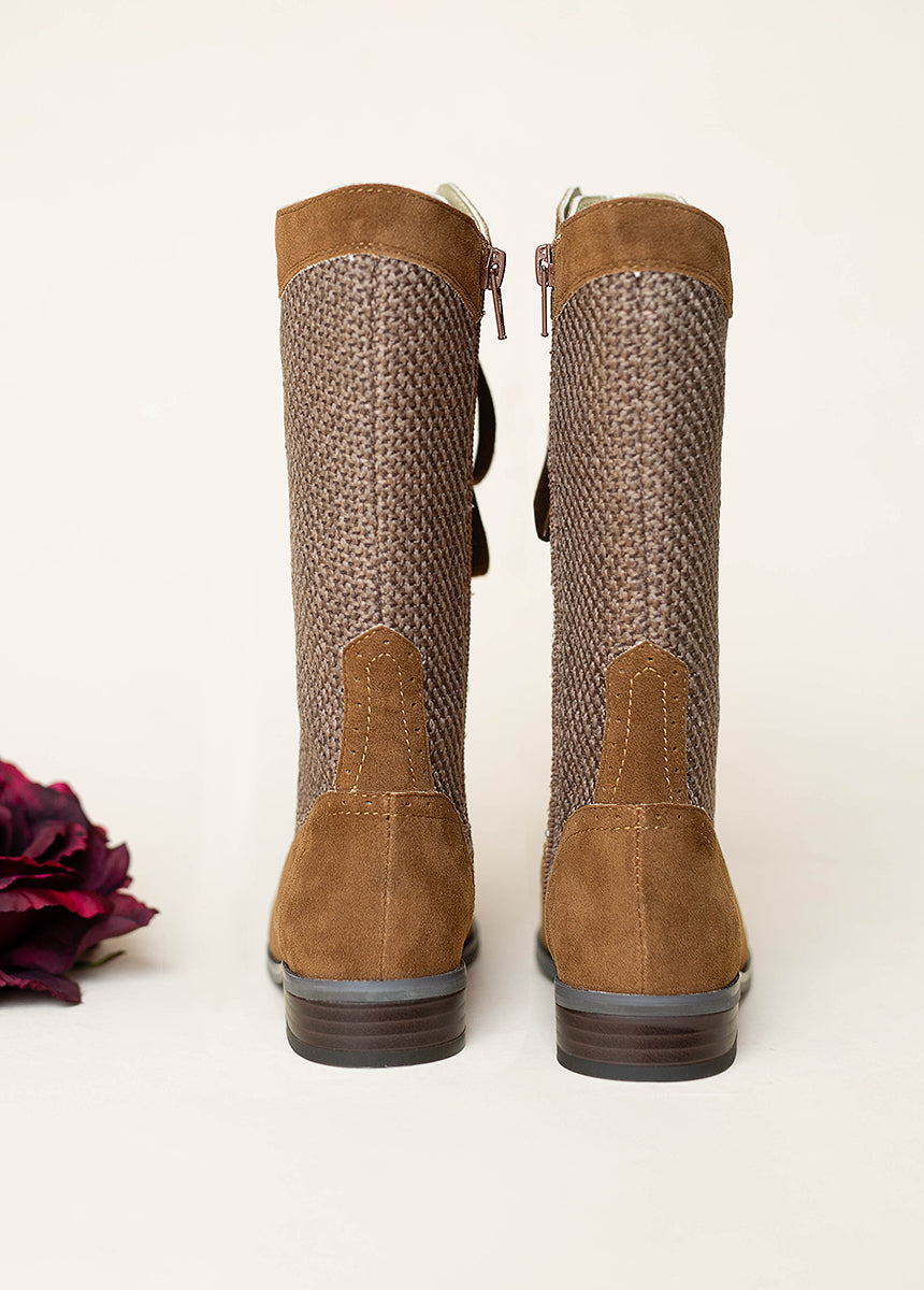Keiko Women's Tall Boots in Nutmeg Brown - Stylish Knee-High Boots for Fall & Winter Fashion | Perfect for Office, Casual Outings & Date Nights