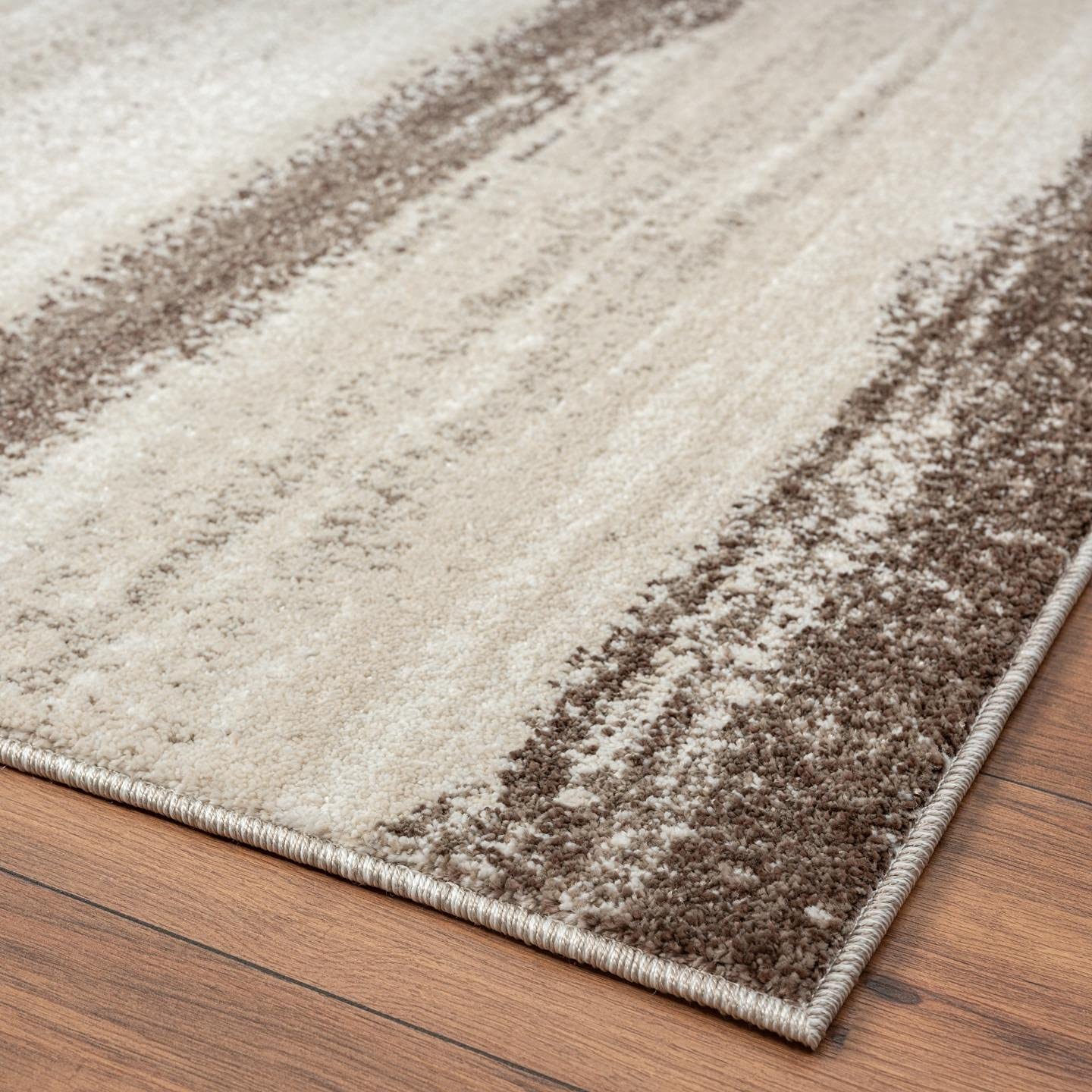 Modern Stain-Resistant Brown Area Rug 8x10 by LUXE WEAVERS - Perfect for Living Room, Bedroom & Office Decor