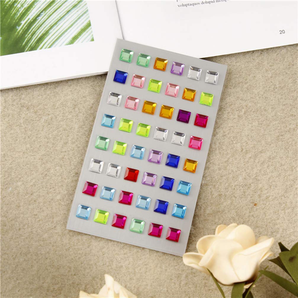 12 Sheets Rhinestone Stickers for Kids Crafts - Bling Stickers for Christmas Party Favors, Nativity Outfits & Alien Costumes | DIY Gem Decorations for Children's Clothing & Accessories