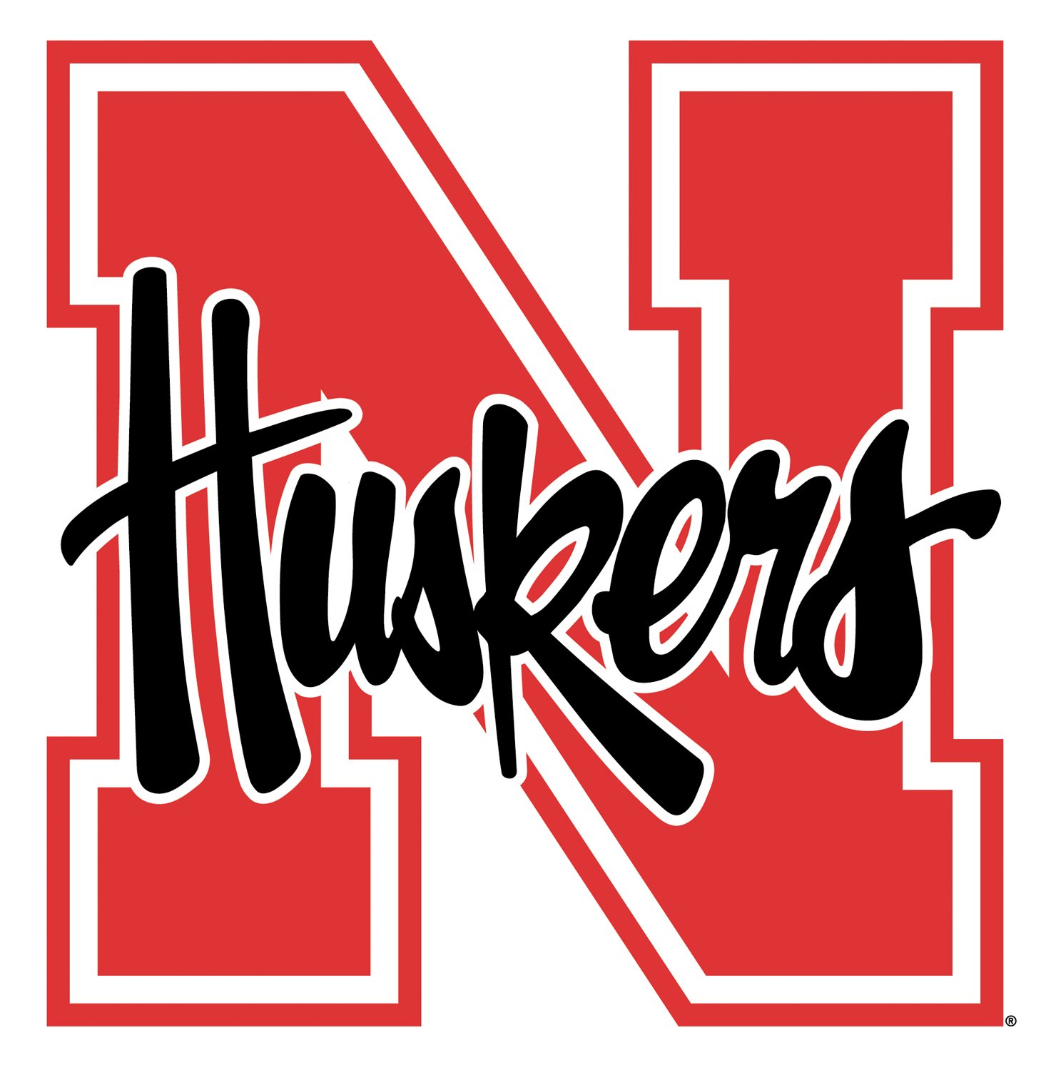 University of Nebraska Huskers Giant Peel and Stick Wall Decals - Removable College Dorm Room Decor for Bedroom, Game Room & Fan Cave - Officially Licensed NCAA Wall Stickers