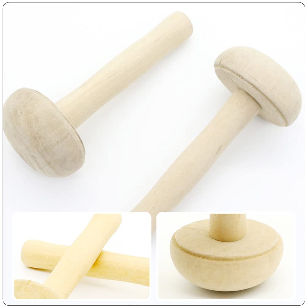 10pcs Wooden Knitting Mushroom Tools - Professional & Convenient Knitting Accessories for DIY Crafts, Home Decor, and Handmade Gifts