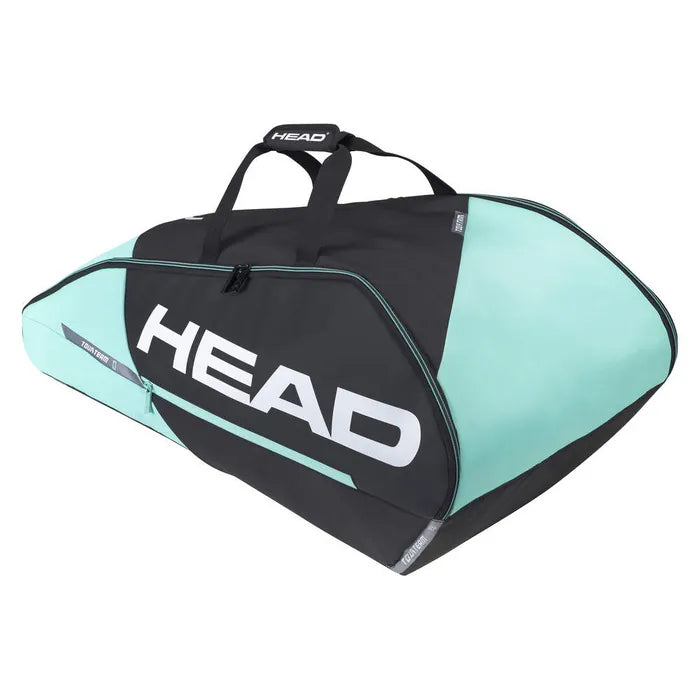 Head Tour Team Supercombi 9 Tennis Bag - Mint Green | Durable Tennis Gear for Men & Women | Perfect for Tournaments, Practice & Travel