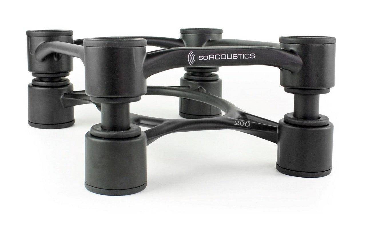 IsoAcoustics Aperta 200 Studio Monitor Isolation Stands - Reduce Vibrations & Improve Sound Clarity for Professional Audio Monitors, Perfect for Home Studios & Recording Studios