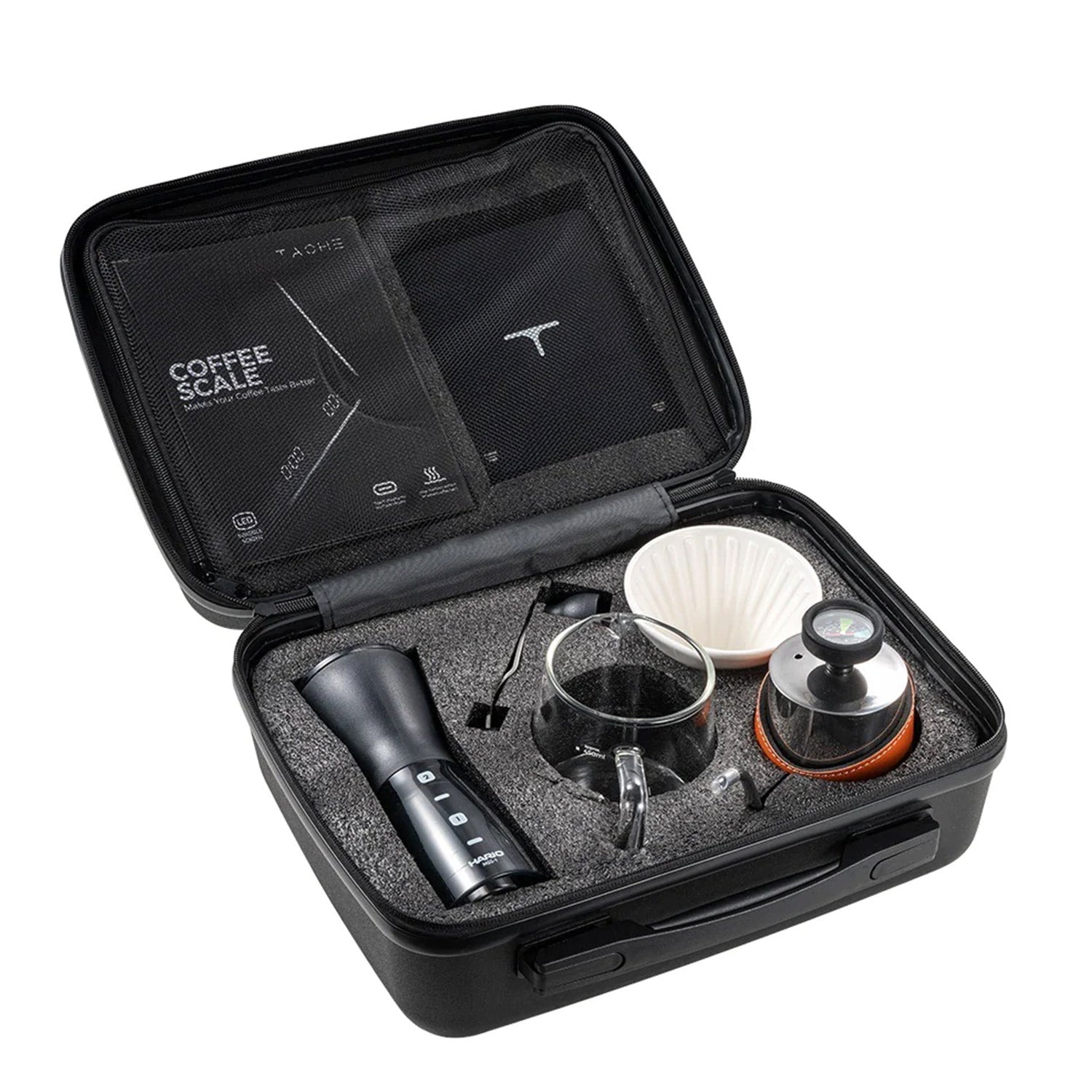 I.XXI 6-Piece Portable Coffee Travel Kit with Stainless Steel Mug - Perfect for Camping, Office & Road Trips