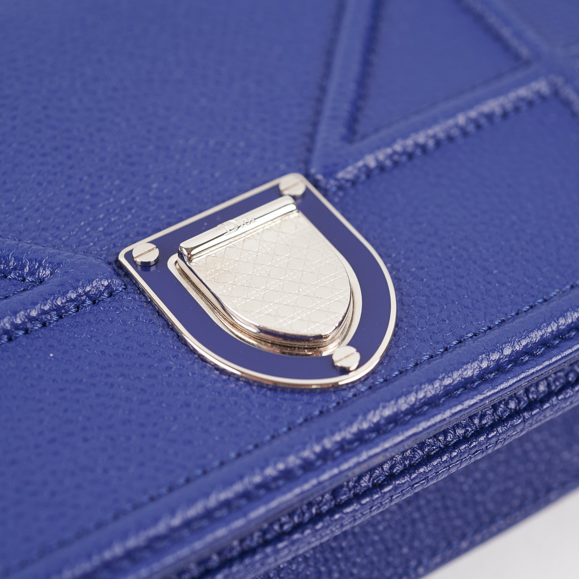 Dior Diorama Wallet On Chain WOC Blue Crossbody Bag - Luxury Designer Handbag for Women | Perfect for Evening Parties, Date Nights & Special Occasions