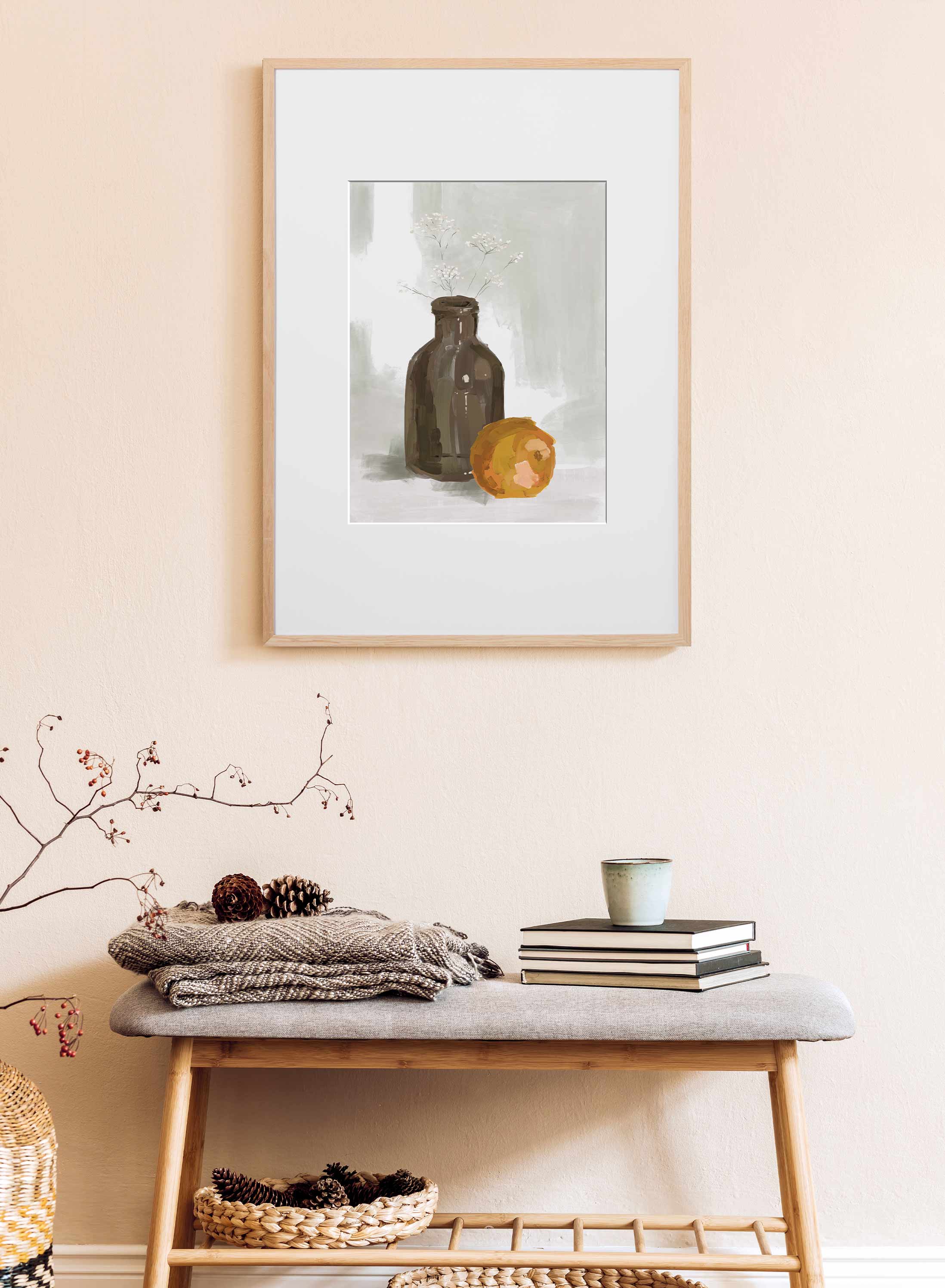 Immortal Citrus Art Print - Vibrant Citrus Fruit Poster for Kitchen, Dining Room & Home Decor