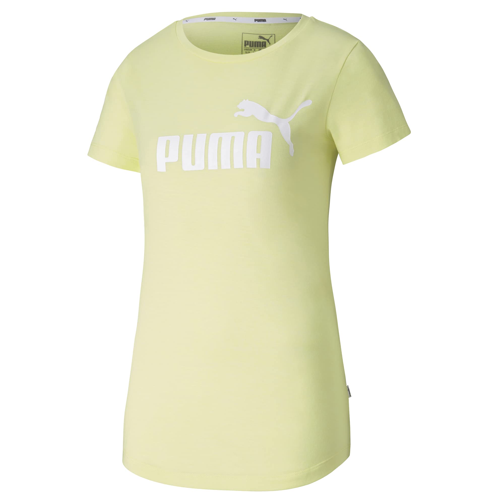 PUMA Women's Essentials+ Short Sleeve T-Shirt - Soft Cotton Casual Tee for Workout, Gym & Everyday Wear