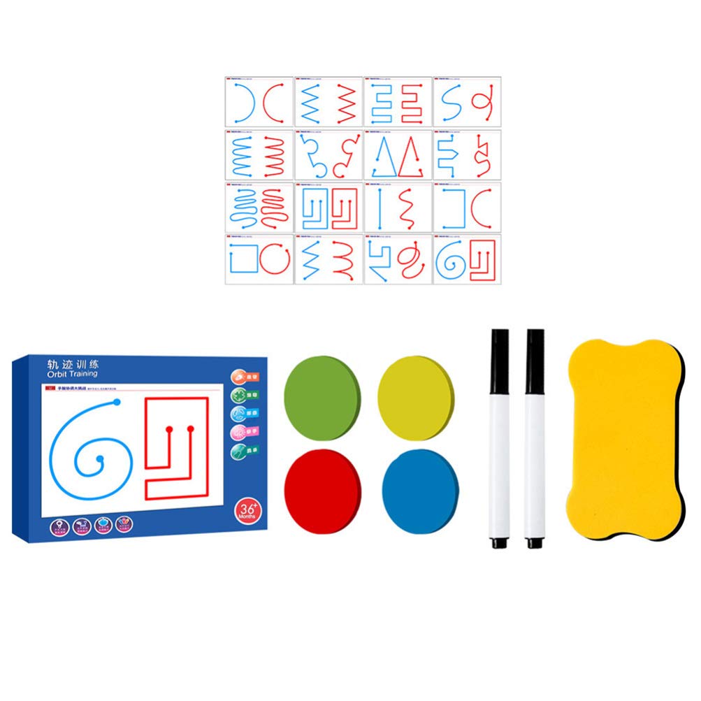 NUOBESTY Brain Development Toys for Kids - 1 Set Educational Orbit Trajectory Training Pen Toy for Early Learning & Cognitive Skills | Perfect for Preschool STEM Activities & Montessori Classroom Teaching Aids