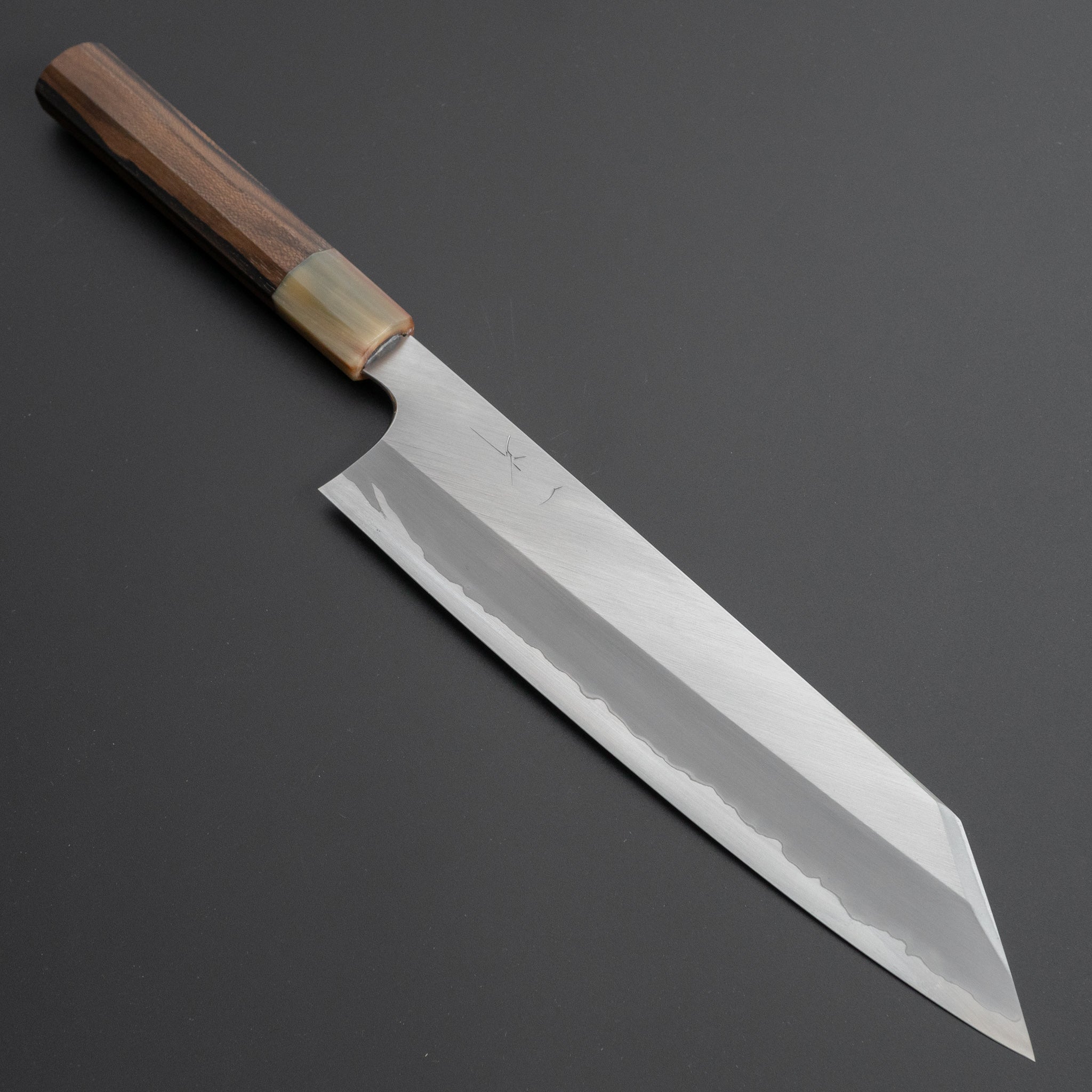Hitohira Togashi Blue #1 Stainless Clad Kiritsuke Gyuto Knife 270mm - Japanese Chef Knife with Ziricote Wood Handle - Perfect for Sushi, Sashimi & Precision Cutting