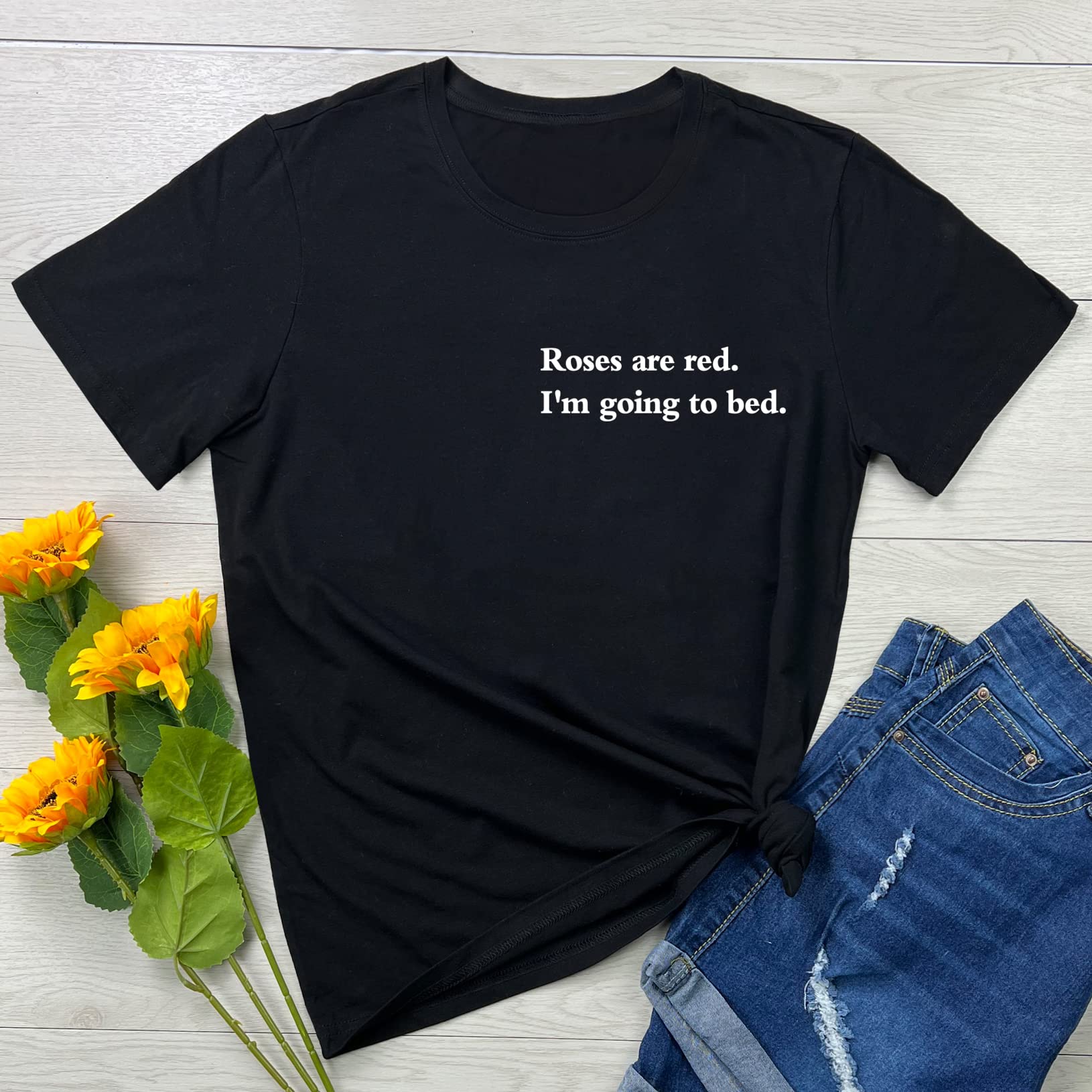 BLACKOO Women's Graphic Casual T-Shirts - Cute Short Sleeve Tops for Everyday Wear | Perfect for Street Style, Casual Outings & Summer Fashion