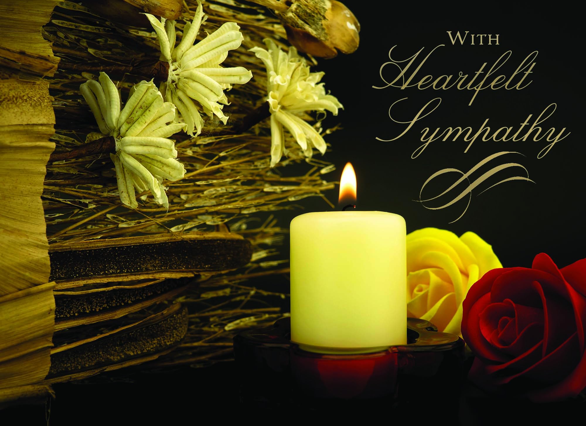 Shared Blessings Sympathy Candles - 12 Pack Boxed Christian Condolence Cards with KJV Scripture, Calming Candlelight Designs & Envelopes - Perfect for Funeral Memorials, Grieving Comfort & Spiritual Support