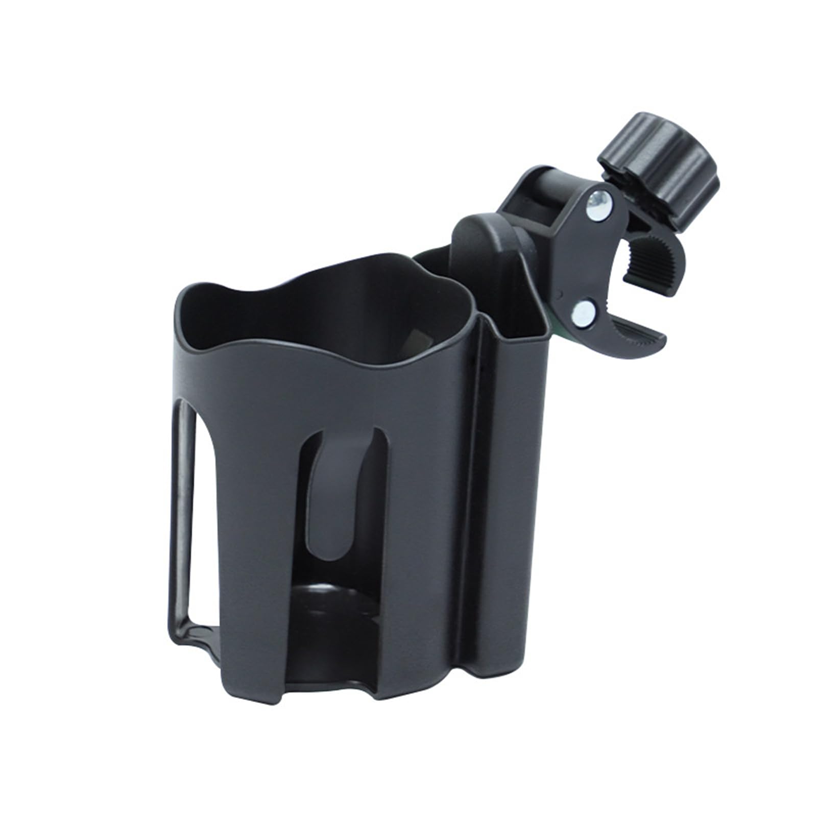 BAIMOQI 2 in 1 Universal Baby Stroller Cup Holder with Phone Holder - 360° Rotatable Milk Bottle Storage Rack, Stroller Accessory for Feeding & Shopping Convenience