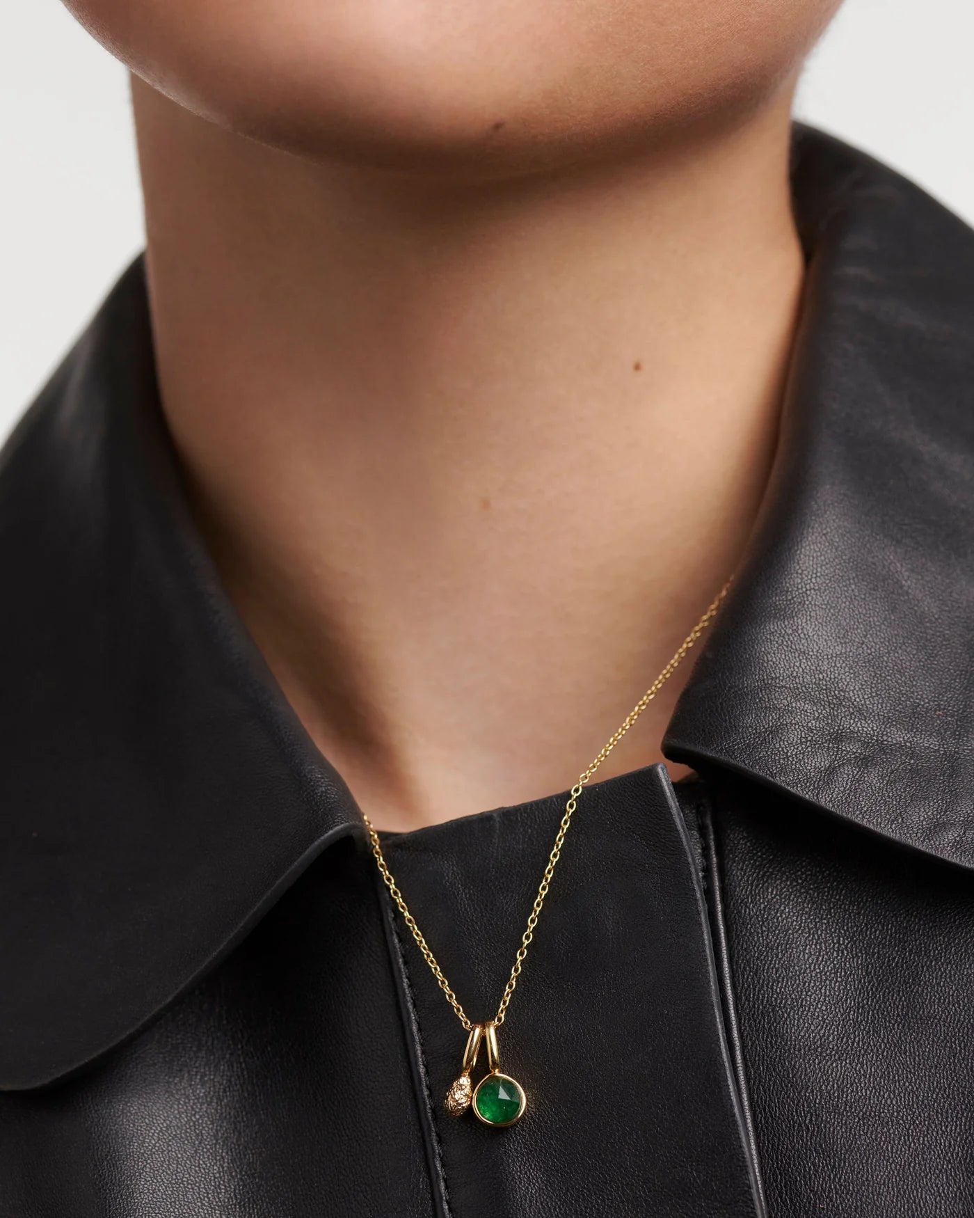 18K Yellow Gold Vermeil Oasis Necklace for Women | Elegant Layering Pendant Jewelry | Perfect for Everyday Wear, Date Nights & Special Occasions