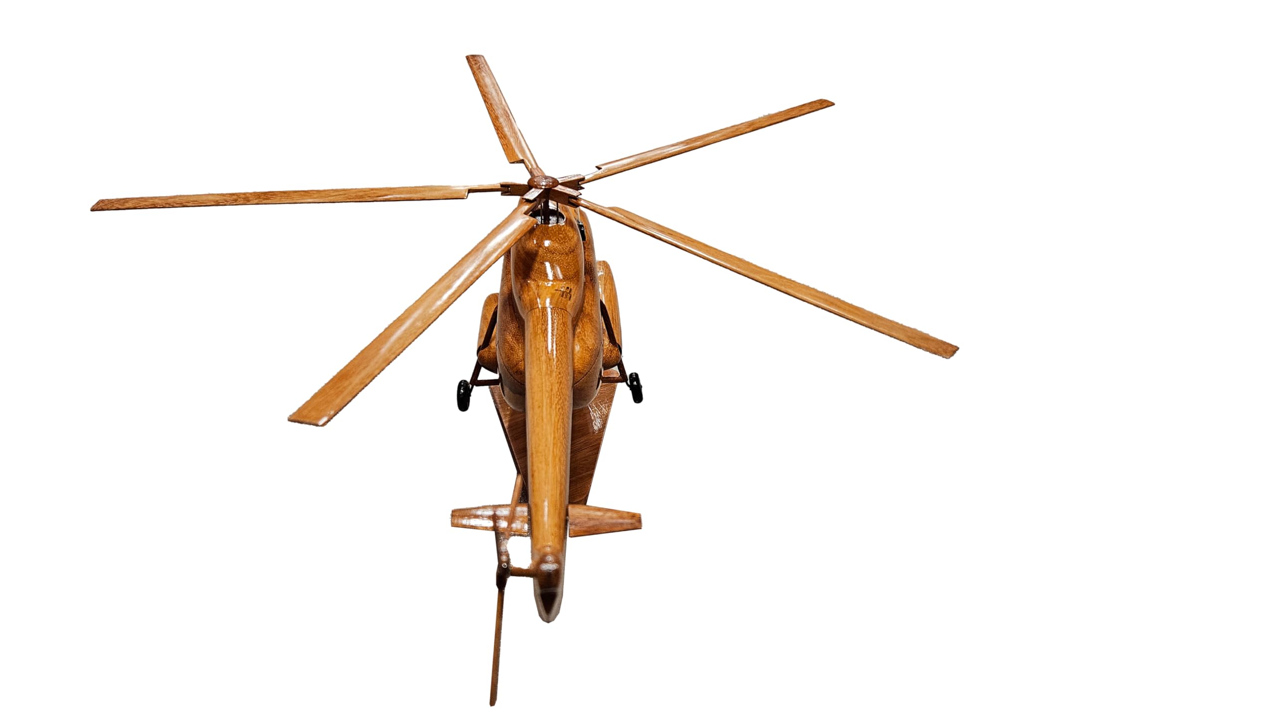 MI-17 Helicopter Mahogany Wood Desktop Model - Handcrafted Military Aircraft Collectible for Office Decor, Gift & Aviation Enthusiasts | Perfect for Home Display, Desk Ornament & Military Memorabilia Collection