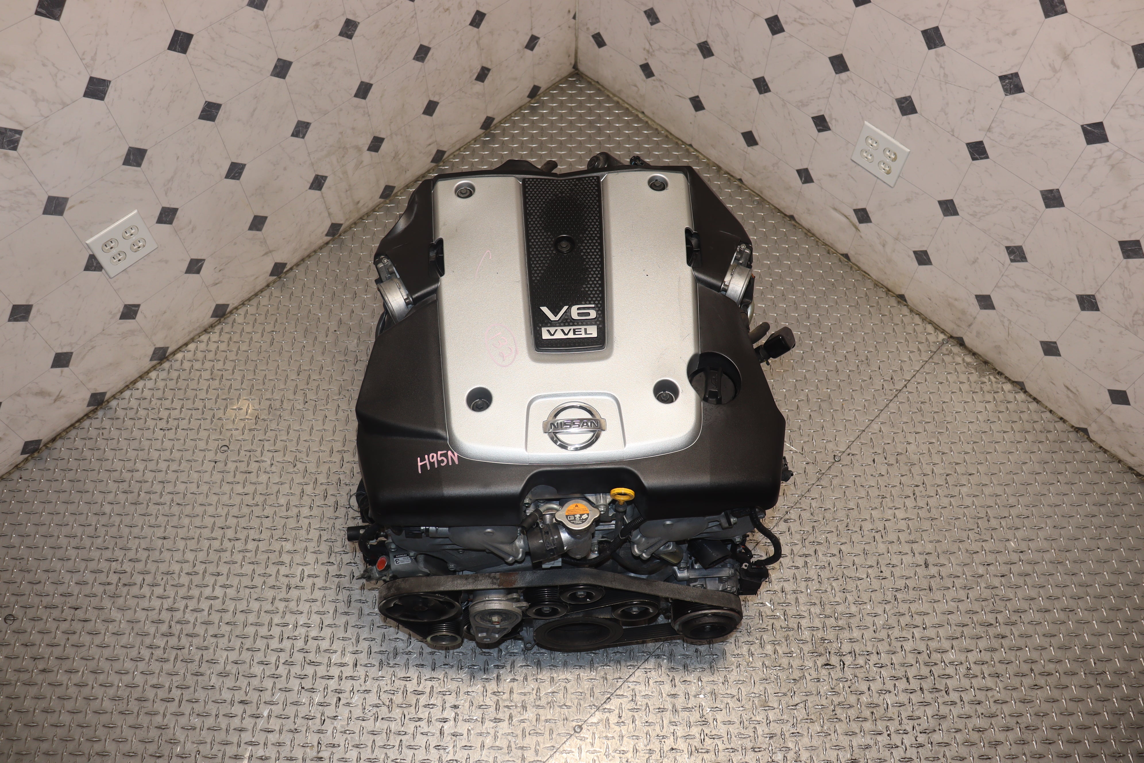 JDM VQ37VHR Engine 3.7L High Rev Motor - Compatible with 2009-2019 Nissan 370Z, 2009-2017 Infiniti G37, 2011-2013 M37 & FX37 (VVEL Technology) - Perfect for Performance Upgrades & Engine Replacement
