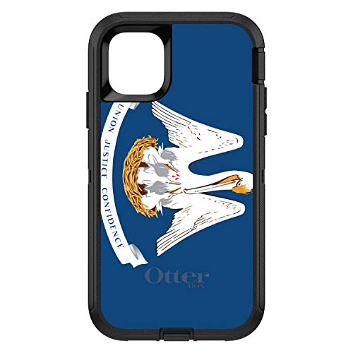 Louisiana State Flag On Black Case