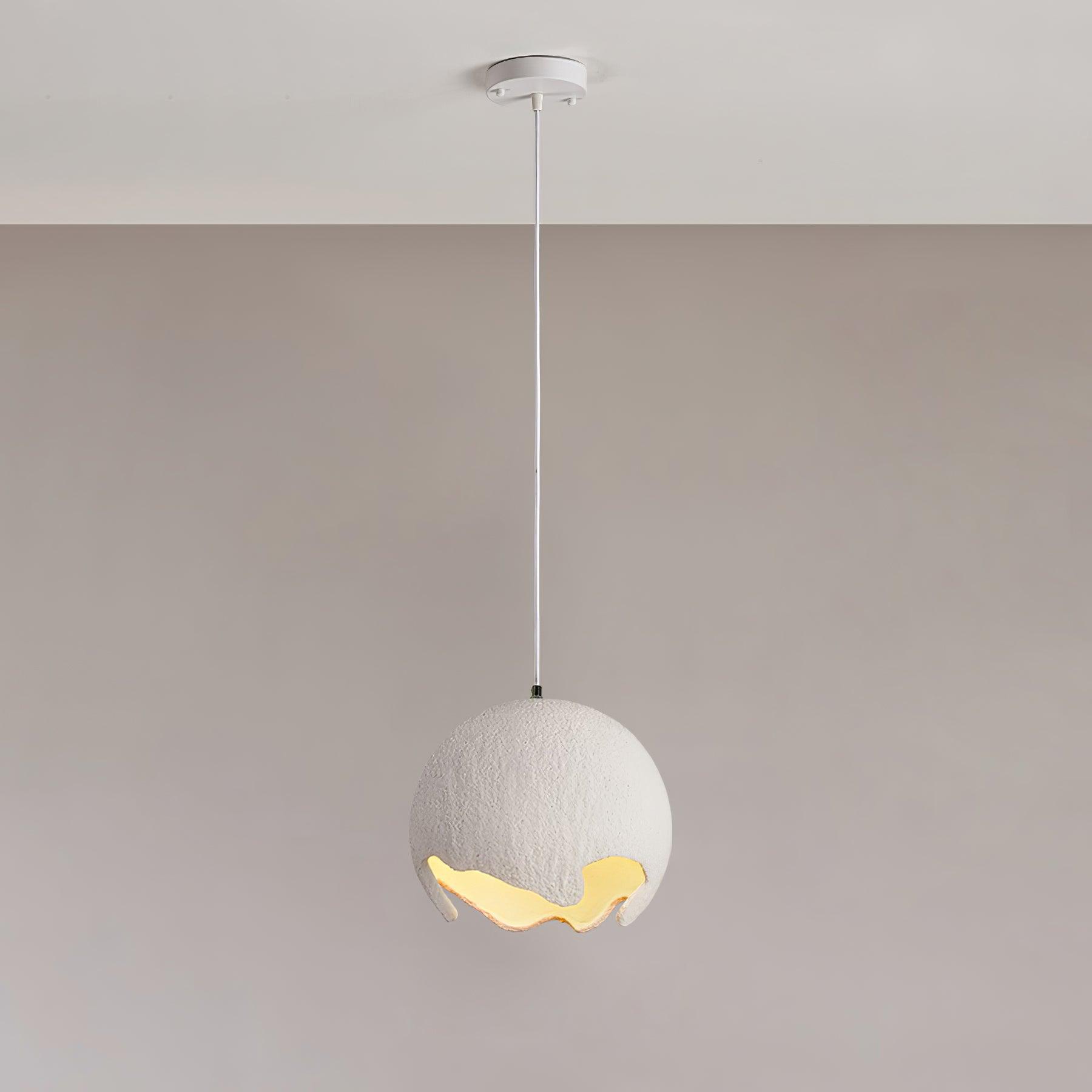 Moon Crater Pendant Lamp - Modern Celestial Ceiling Light Fixture for Bedroom, Living Room & Dining Room Decor
