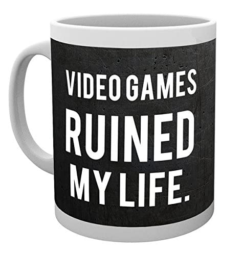 GB Eye Gaming 'Ruined My Life' Funny Novelty Coffee Mug - Perfect Gift for Gamers & Office Humor - Great for Coffee, Tea & Work Breaks