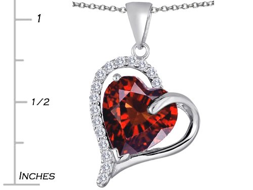 Sterling Silver Double Heart Pendant Necklace - 12mm Love Heart Charm for Women - Perfect for Valentine's Day, Anniversary & Romantic Gifts
