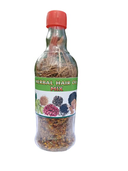 Herbal Ayurvedic JadiButi Hair Growth Oil - 300gm for Thicker, Stronger Hair | Natural Scalp Treatment for Hair Loss & Regrowth | Perfect for Daily Hair Care & Massage