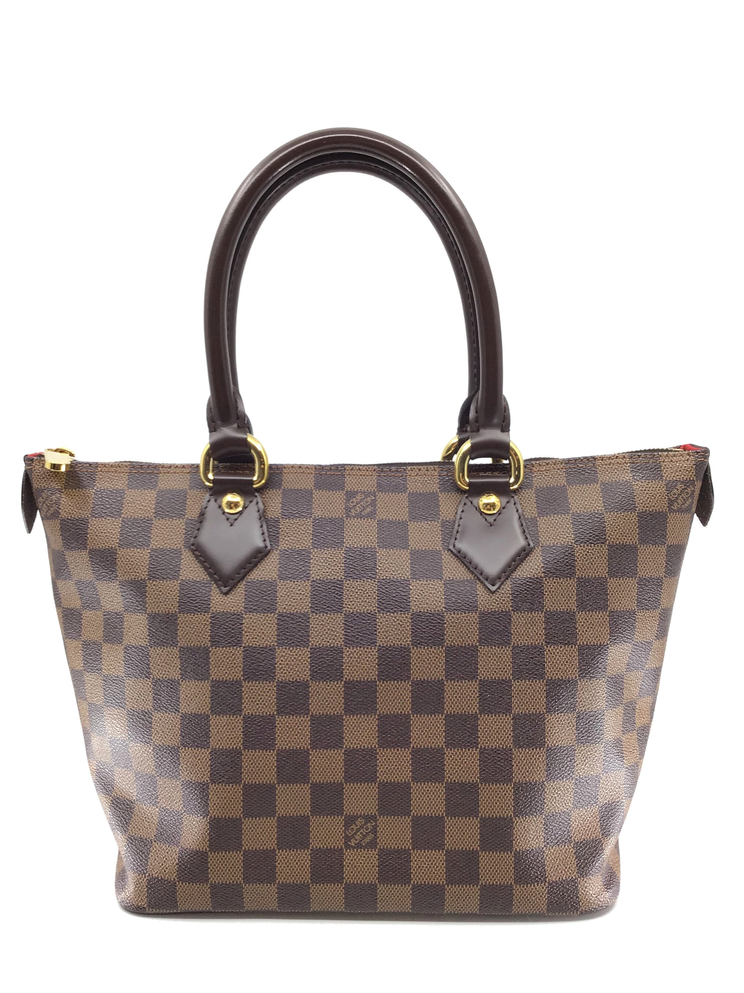 Authentic Louis Vuitton Damier Azur Saleya MM Tote Bag - Luxury Canvas Shoulder Handbag for Women, Perfect for Work, Travel & Everyday Use