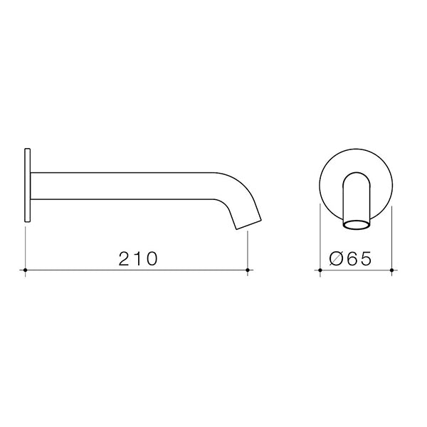 Caroma Liano II Low Lead Basin and Bath Outlet in Matte Black - Durable Bathroom Drain for Sinks, Tubs & Showers | Water-Saving & Corrosion-Resistant Design