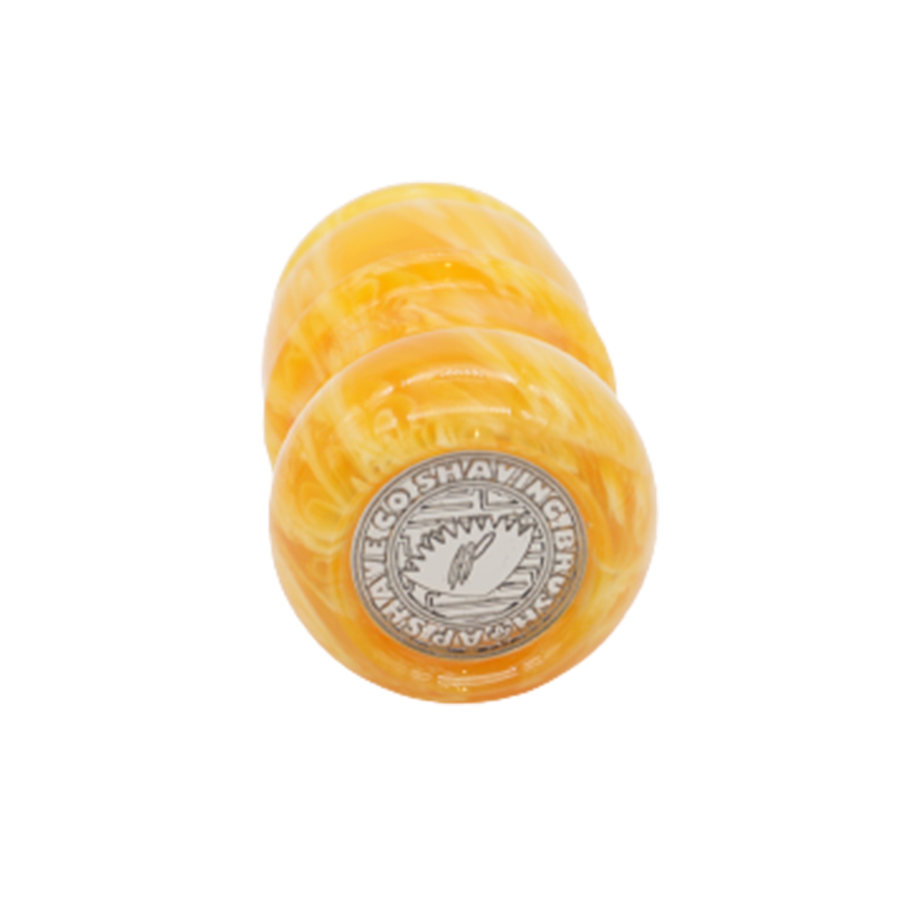 Premium Amber Handcrafted Shaving Brush Handle for Wet Shaving - Fits 24mm & 26mm Knots - Perfect for Traditional Barber Shaving & Luxury Grooming Gifts