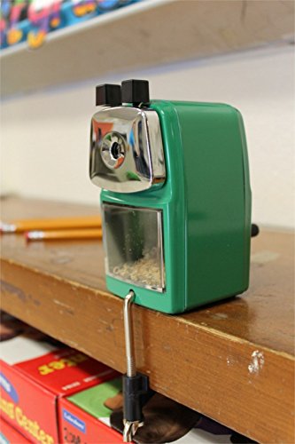 Best Heavy Duty Manual Pencil Sharpener for Classroom & School Use - Durable Teacher's Choice for Sharpening Wooden Pencils